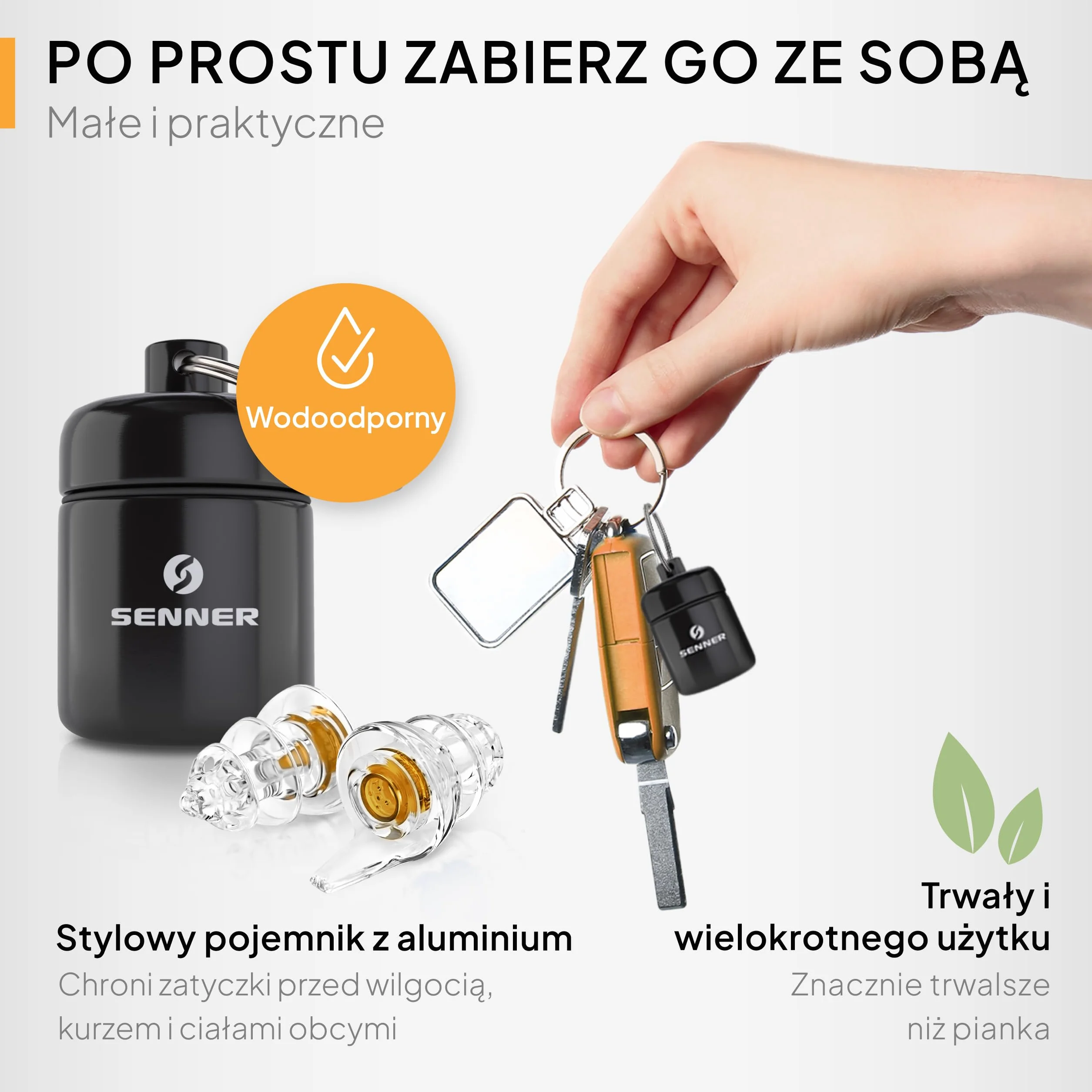 Senner WorkPro zatyczki do uszu ochrona słuchu wielokrotnego użytku