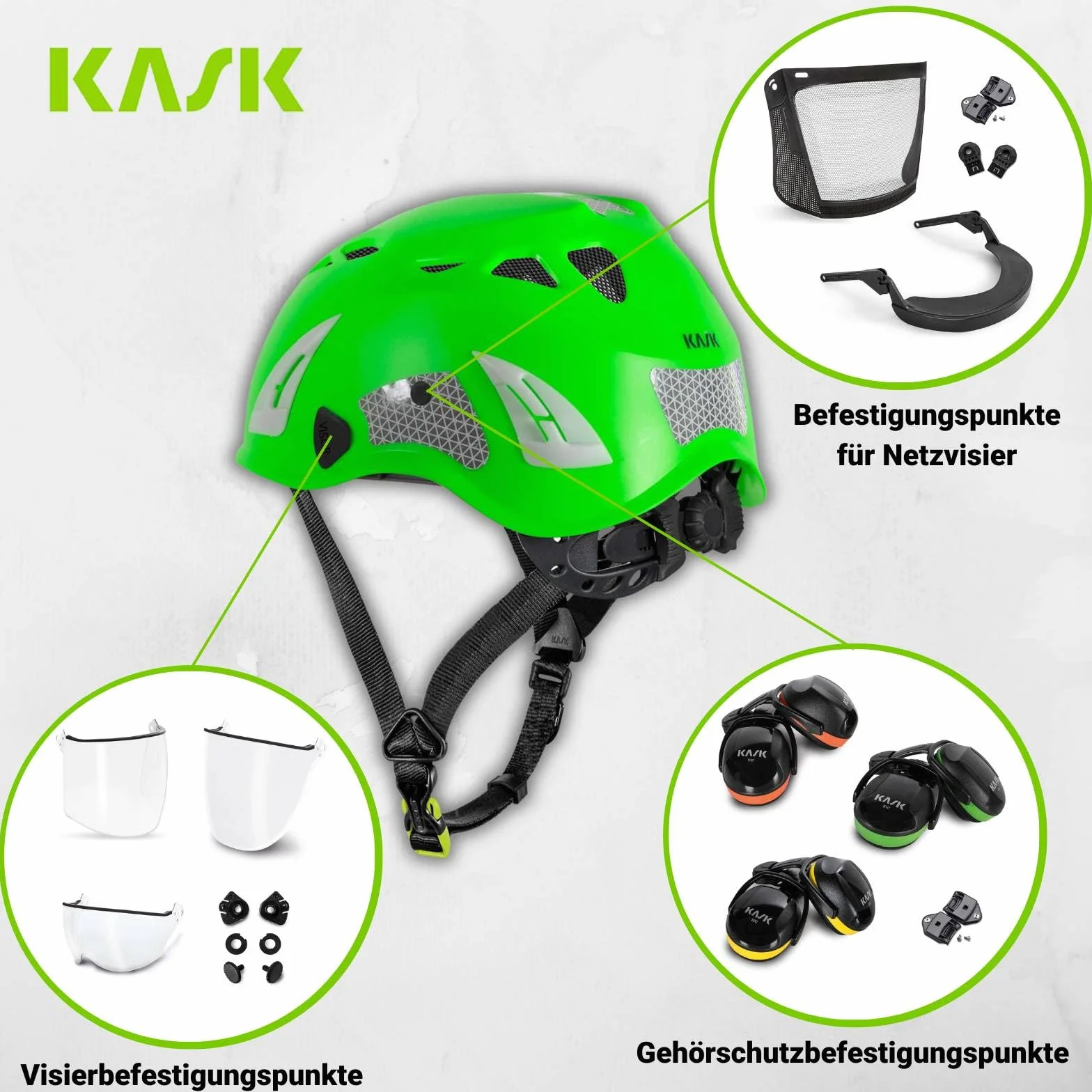 KASK Superplasma PL HiViz 2.0 kask ochronny, kask do wspinaczki górskiej, rozmiar 51-62 cm, uniwersalny, regulowany