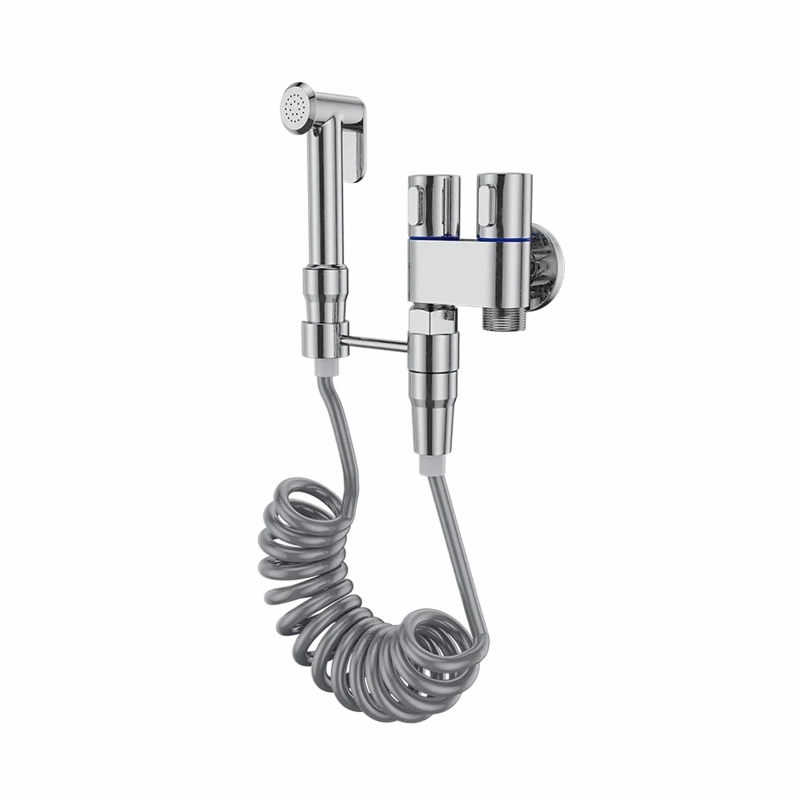 Mosiężne baterie bidetowe, zestaw bidetowy ręczny, dźwig toaletowy, higieniczny prysznic łazienkowy, chromowany, bateria umywalkowa, chromowana bateria bidetowa,Chrome Bidet Faucet-A