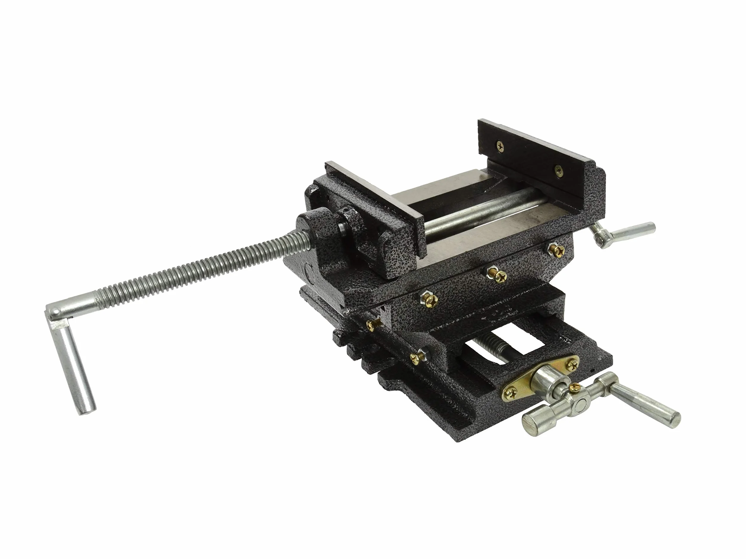 Imadło do wiertarki żeliwnej o dużej wytrzymałości - imadło krzyżowe 125 mm (5") - 12 kg
