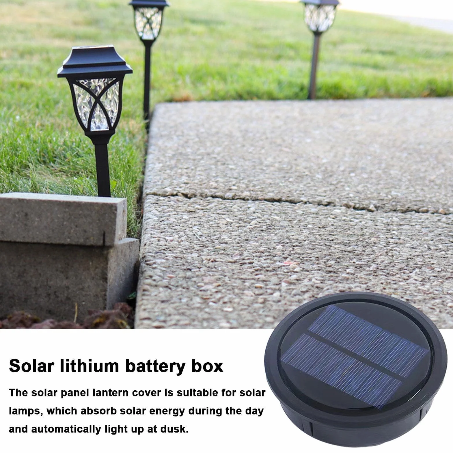 Zamienniki do lamp solarnych, zamienna wodoszczelna pokrywa do lamp solarnych, zamienniki do lamp solarnych, zamienna pokrywa do latarni solarnej, zamiennik do lampy solarnej, zamienna pokrywa do