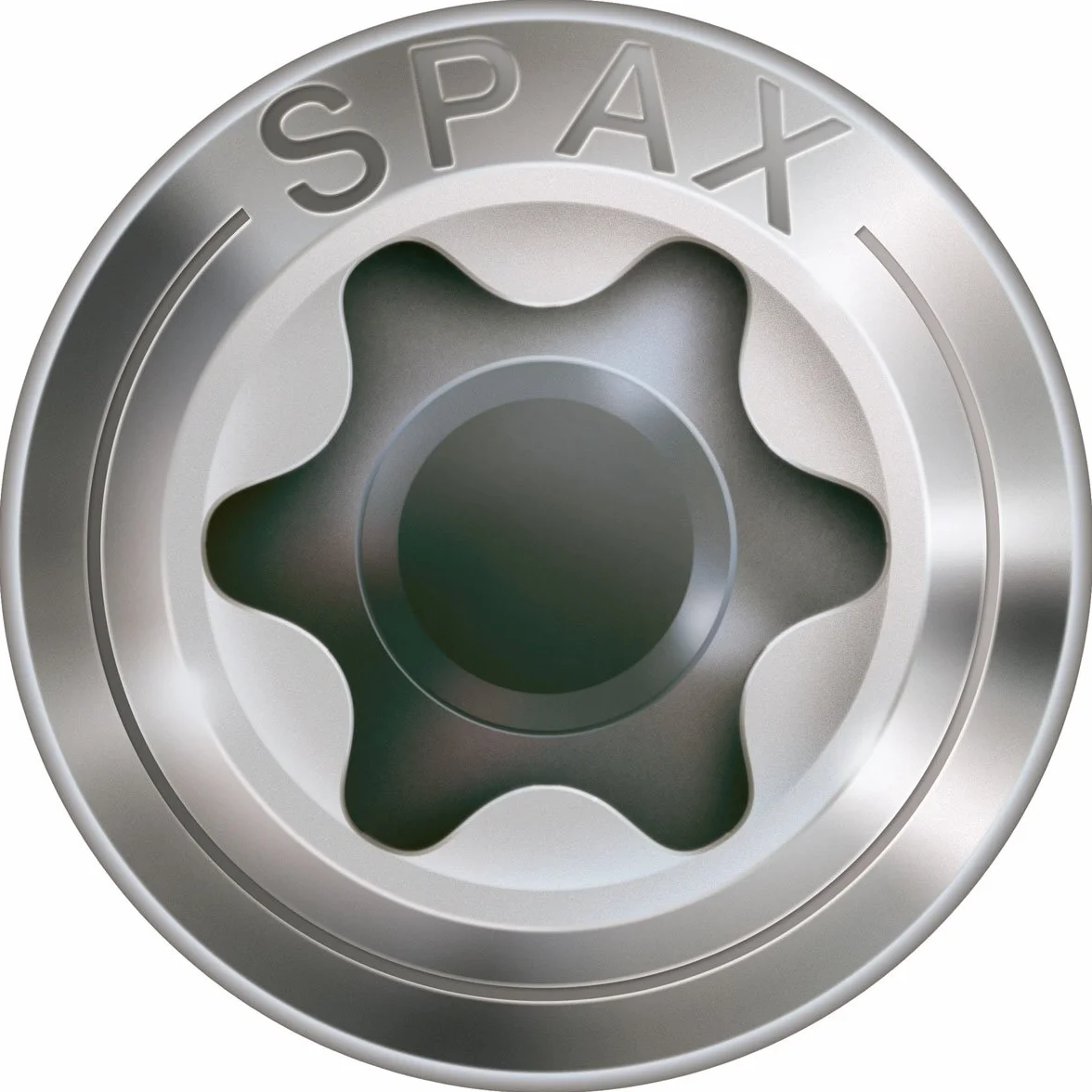 SPAX Śruba fasadowa ze stali nierdzewnej A2, 4,5 x 60 mm, 100 sztuk, T-STAR plus, zredukowana łeb soczewki, gwint mocujący, 4CUT, 25470004506022