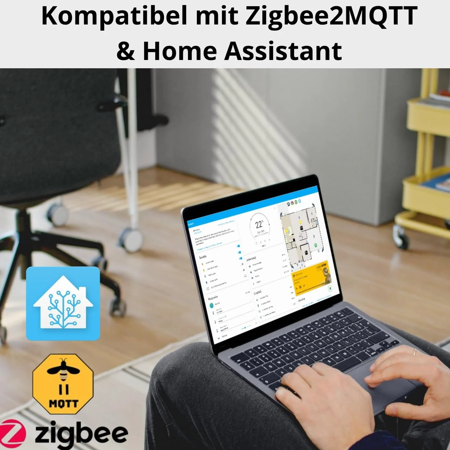 Czujnik ruchu ZIGBEE 3.0 TUYA na baterie PIR