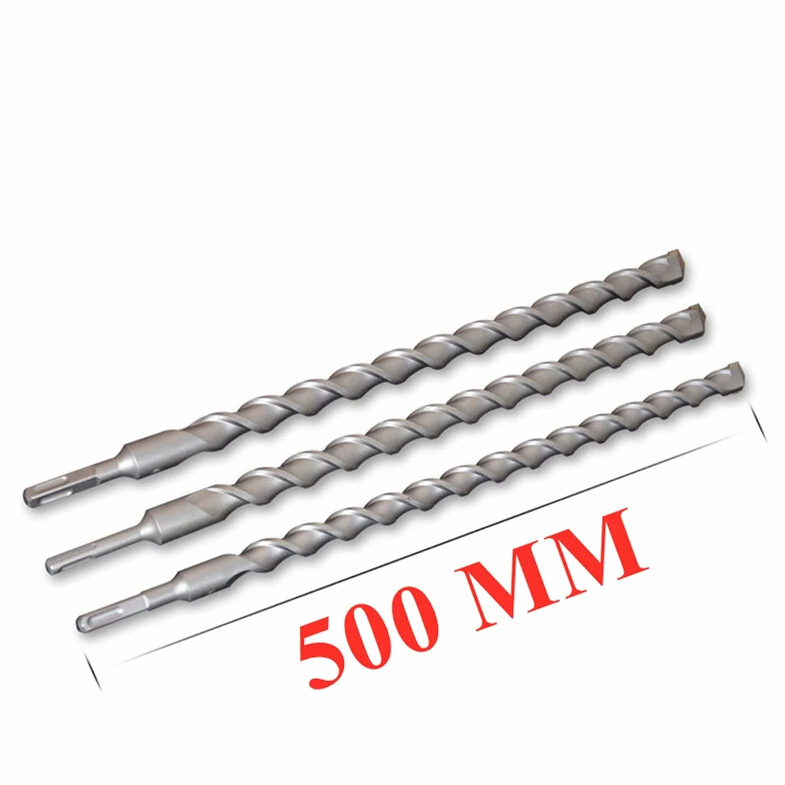 Zestaw wiertła obrotowego SDS Plus， Wiertło do muru SDS Plus do betonu elektryczny młot udarowy ze stopu metalu 10-35 mm x 500 mm