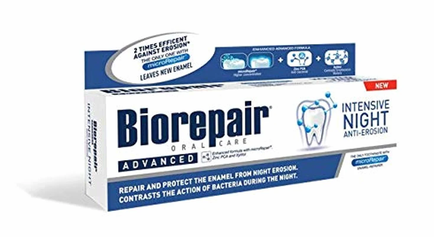 Biorepair Oral Care pasta do zębów do naprawy i ochrony, intensywna nocna naprawa, 75 ml