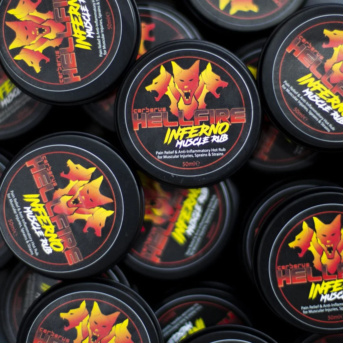 CERBERUS Strength Inferno Muscle Rub - Hot Rub do treningu