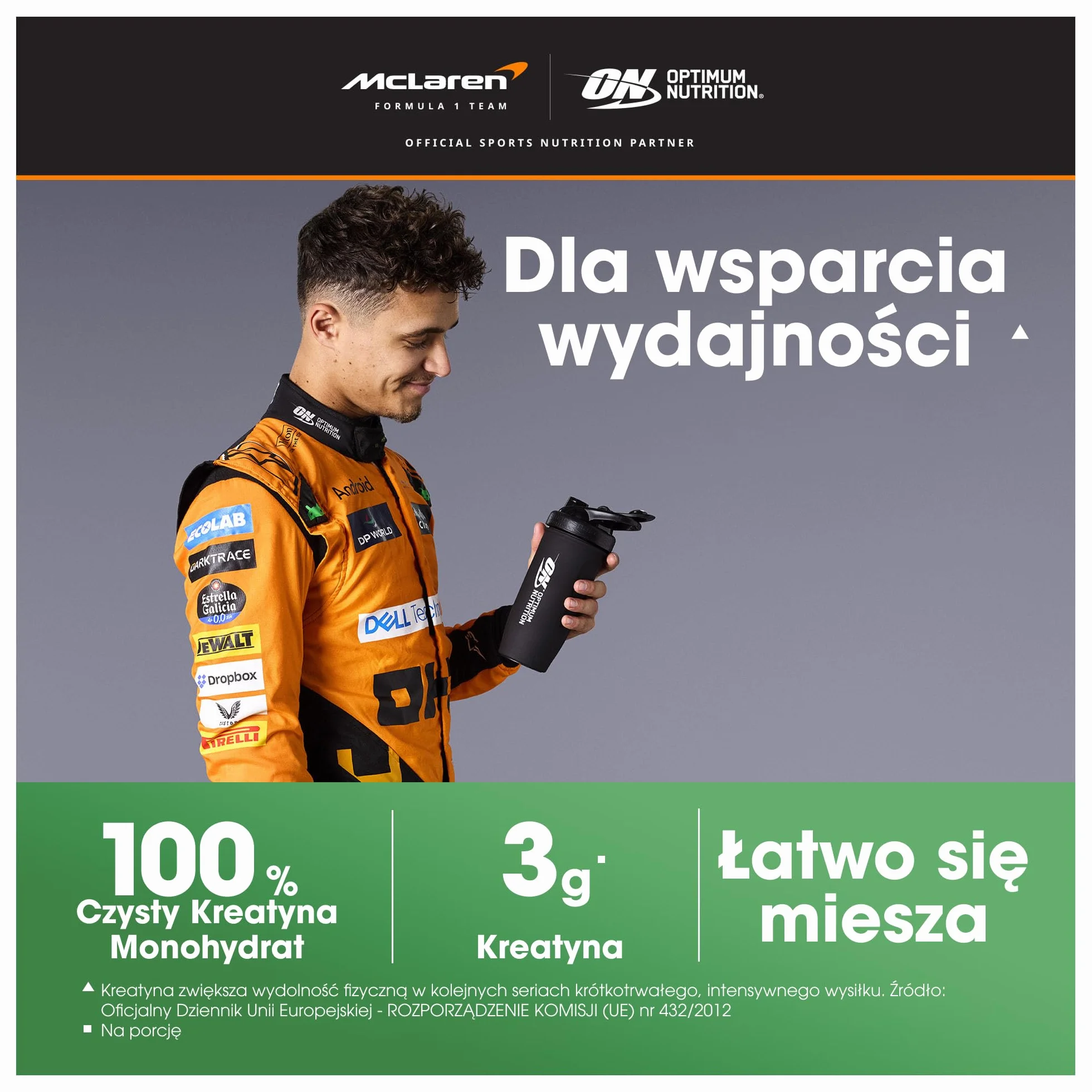 Optimum Nutrition Micronised Creatine Powder, 100% czystego monohydratu kreatyny w proszku dla wydolności i mocy mięśni, Bezsmakowy, 93 porcje, 317 g