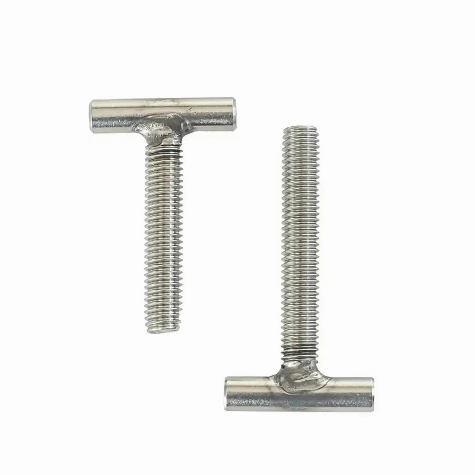 Śruba dwugłowicowa ze stali nierdzewnej, Śruby mocujące z rowkiem T 2 szt. M14 50-120 mm Stal nierdzewna 304 GB37(M14*100mm)