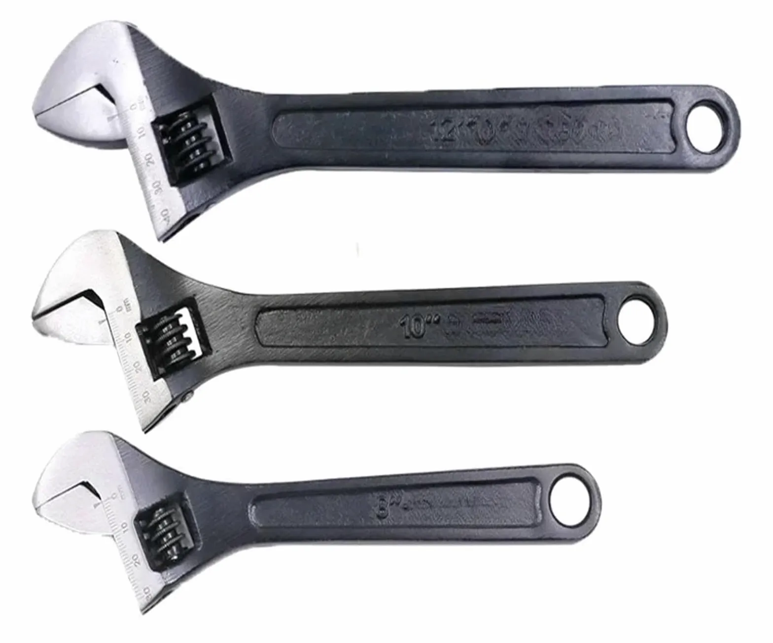 Klucz nastawny klucz nastawny duży otwarty długi uchwyt uniwersalny klucz zaciskowy CR-V stal mechaniczny warsztat narzędzia do naprawy ręcznej (25 cm)