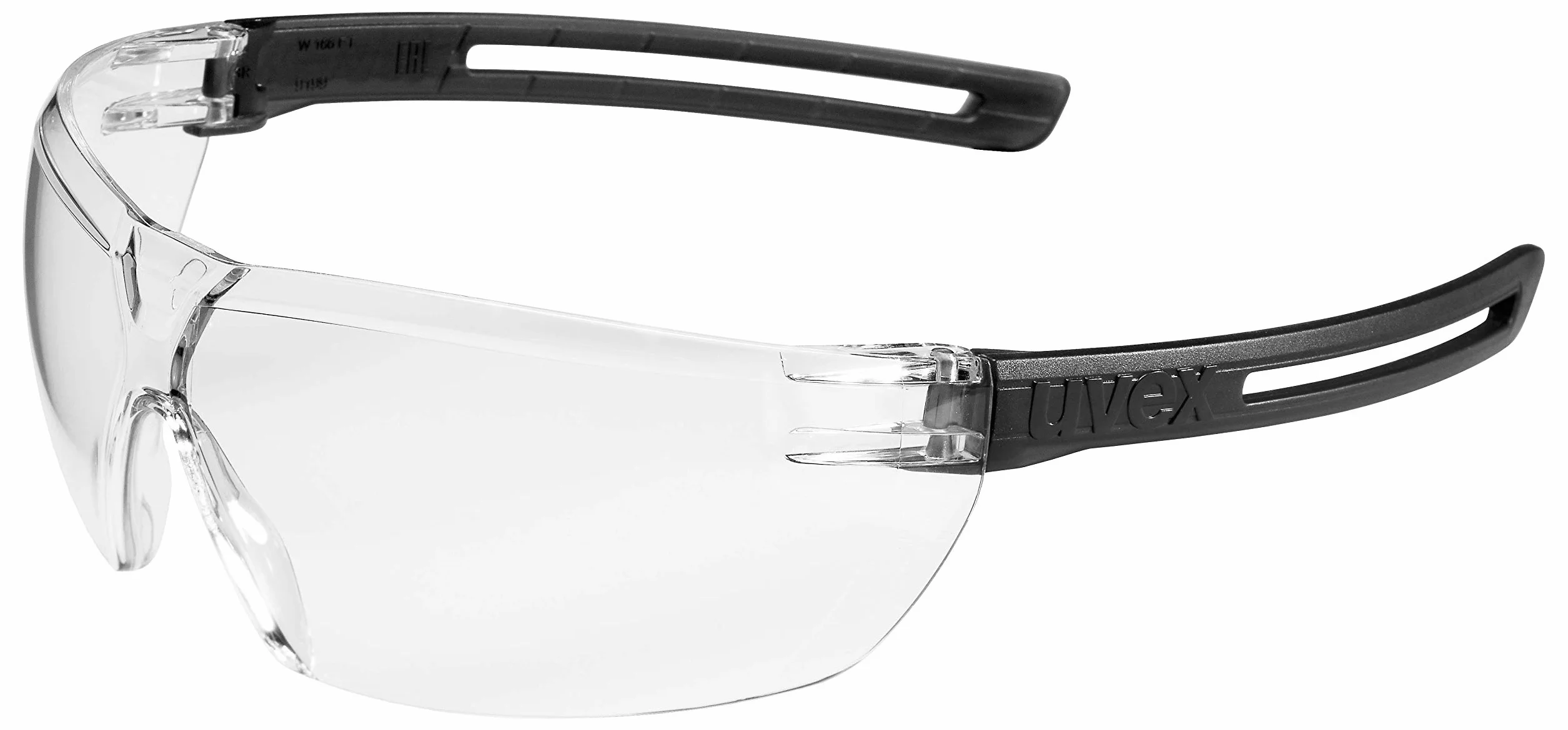 uvex x-fit okulary ochronne 9199 – odporne na zarysowania i zaparowanie, 100% ochrona UV 400 – okulary ochronne z powłoką – okulary robocze odporne na działanie środków chemicznych