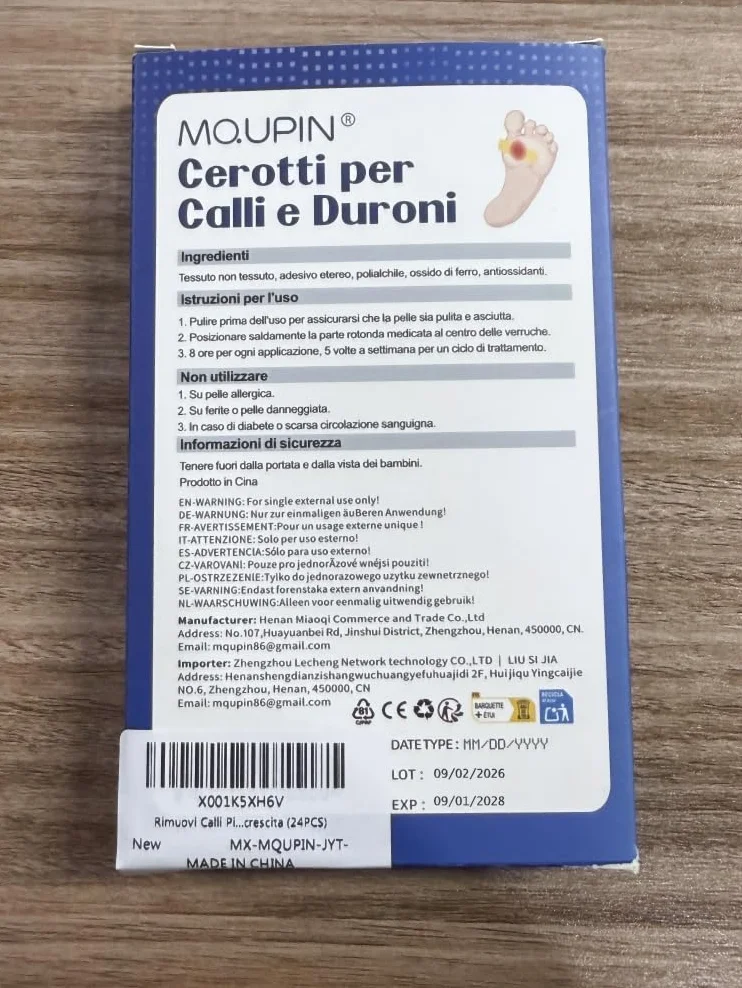 MQUPIN 24 sztuki plaster na kukurydzę, ochrona przed naciskiem, ulga w bólu stóp