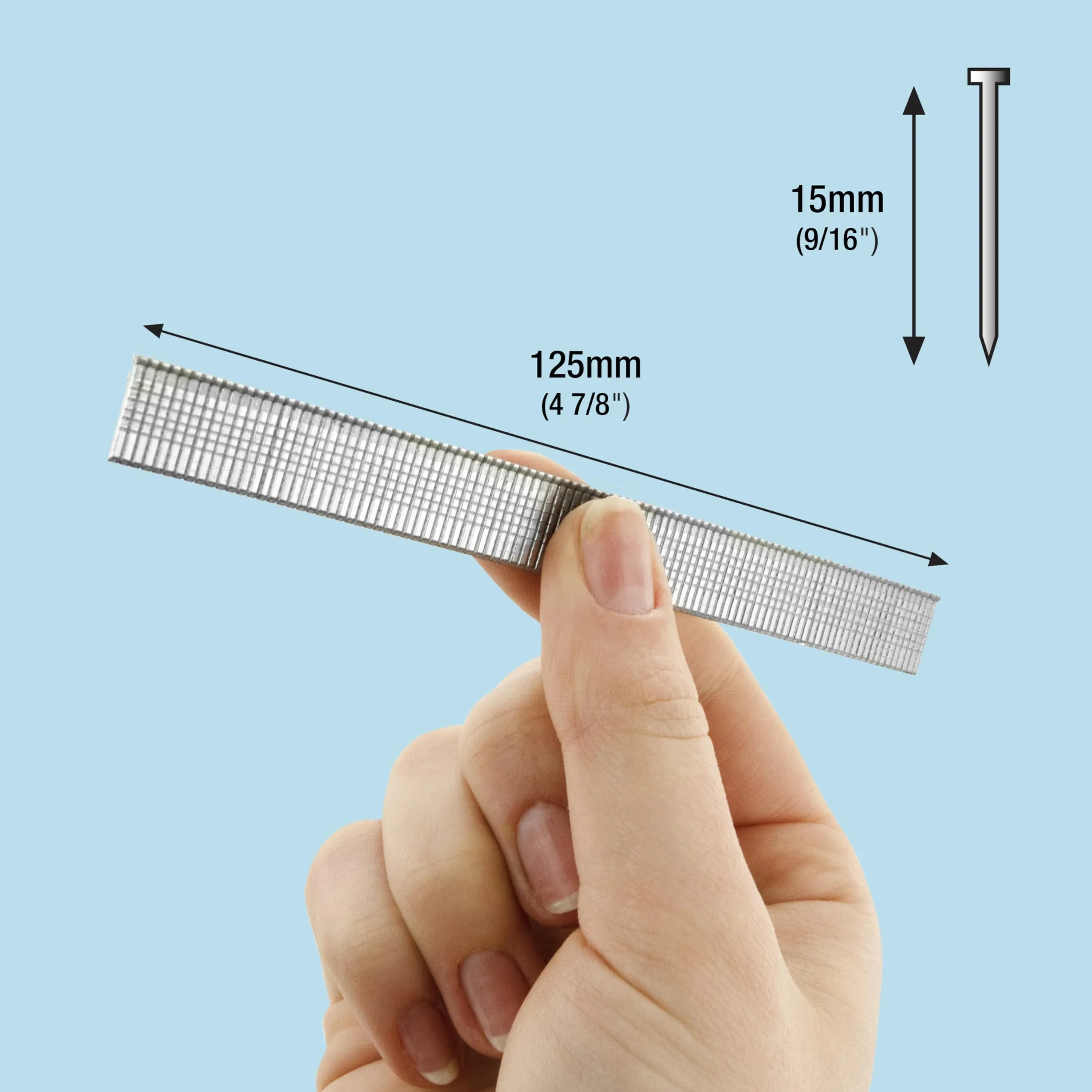 Tacwise 0394 Gwoździe ocynkowane typu 18G / 15 mm, 5000 sztuk