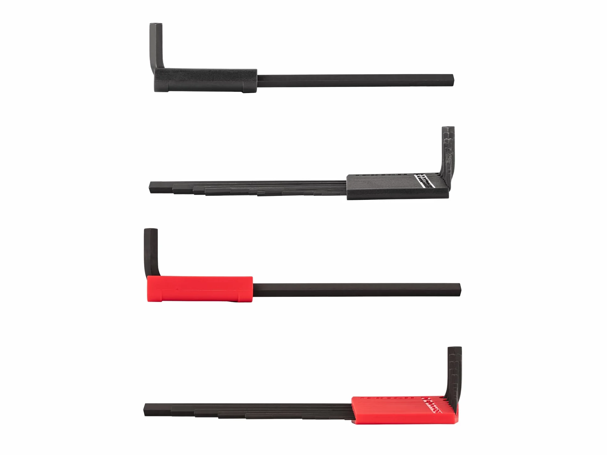 TEKTON KLX91305 Zestaw kluczy imbusowych z płaskim końcem z uchwytem, 23-częściowy (0,050-3/20.3 cm, 1.3-10 mm) | KLX91305