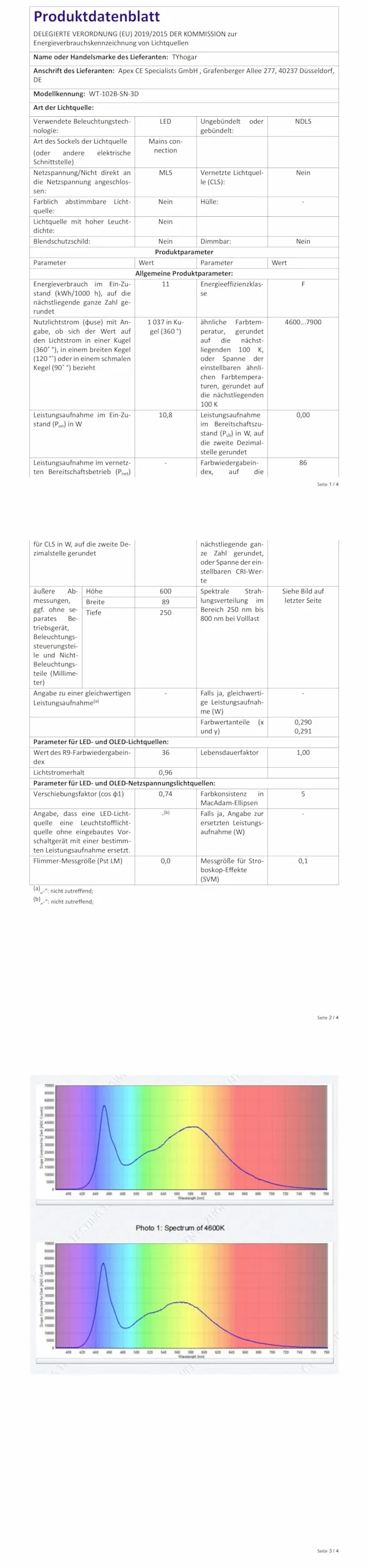 8W Lampa ścienna LED na lustro łazienkowe, 43cm nowoczesne oświetlenie obrazu, oświetlenie łazienkowe, 4000K oświetlenie wewnętrzne garderoba obraz olejny make-up 270° obracana