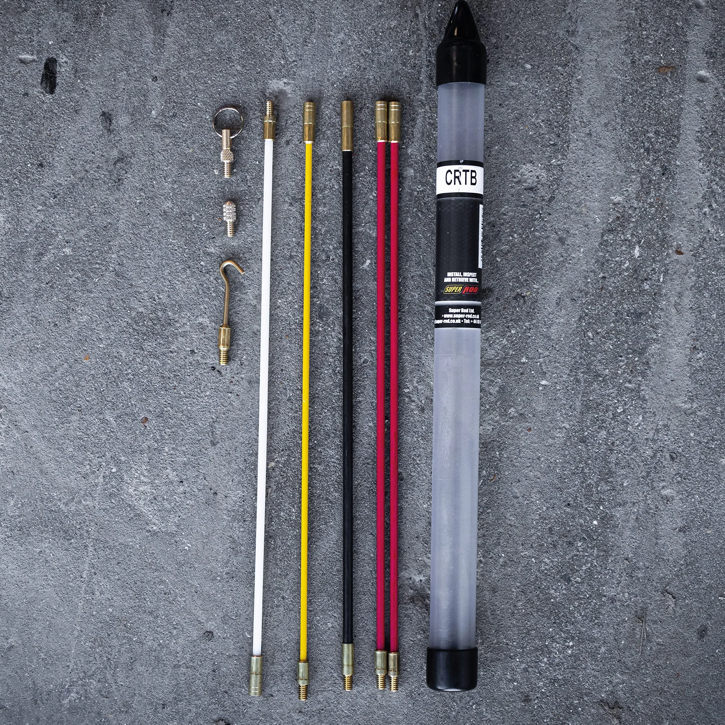 Zestaw narzędzi Super Rod CRTB 1,3 m z 3 końcówkami