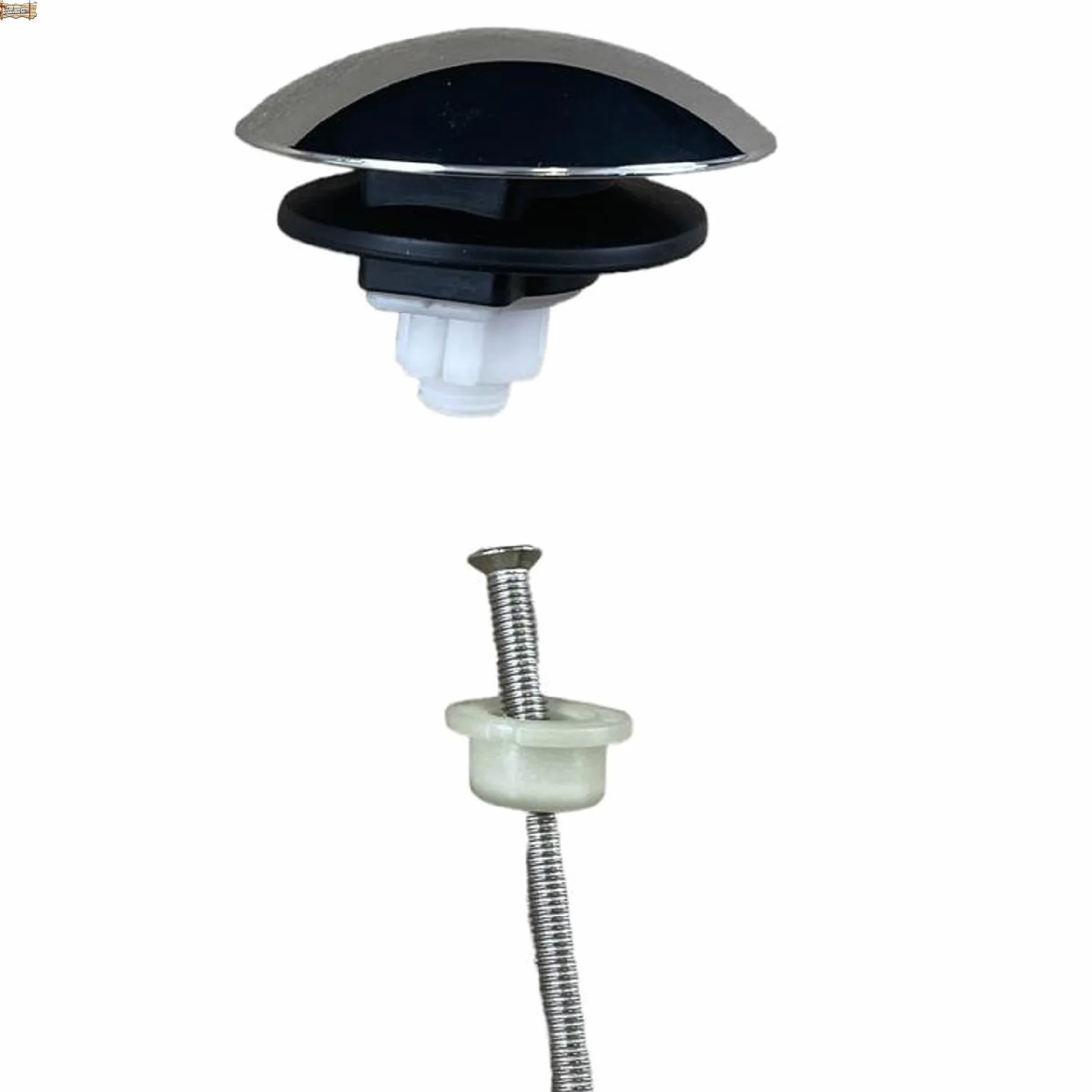 BricoLoco.com Click clack uniwersalny korek umywalkowy 5 szt. System zatrzaskowy mechanizm zatrzaskowy do konwersji konwencjonalnej nasadki kratki na zawór Click clack umywalka wanna zlew (5)