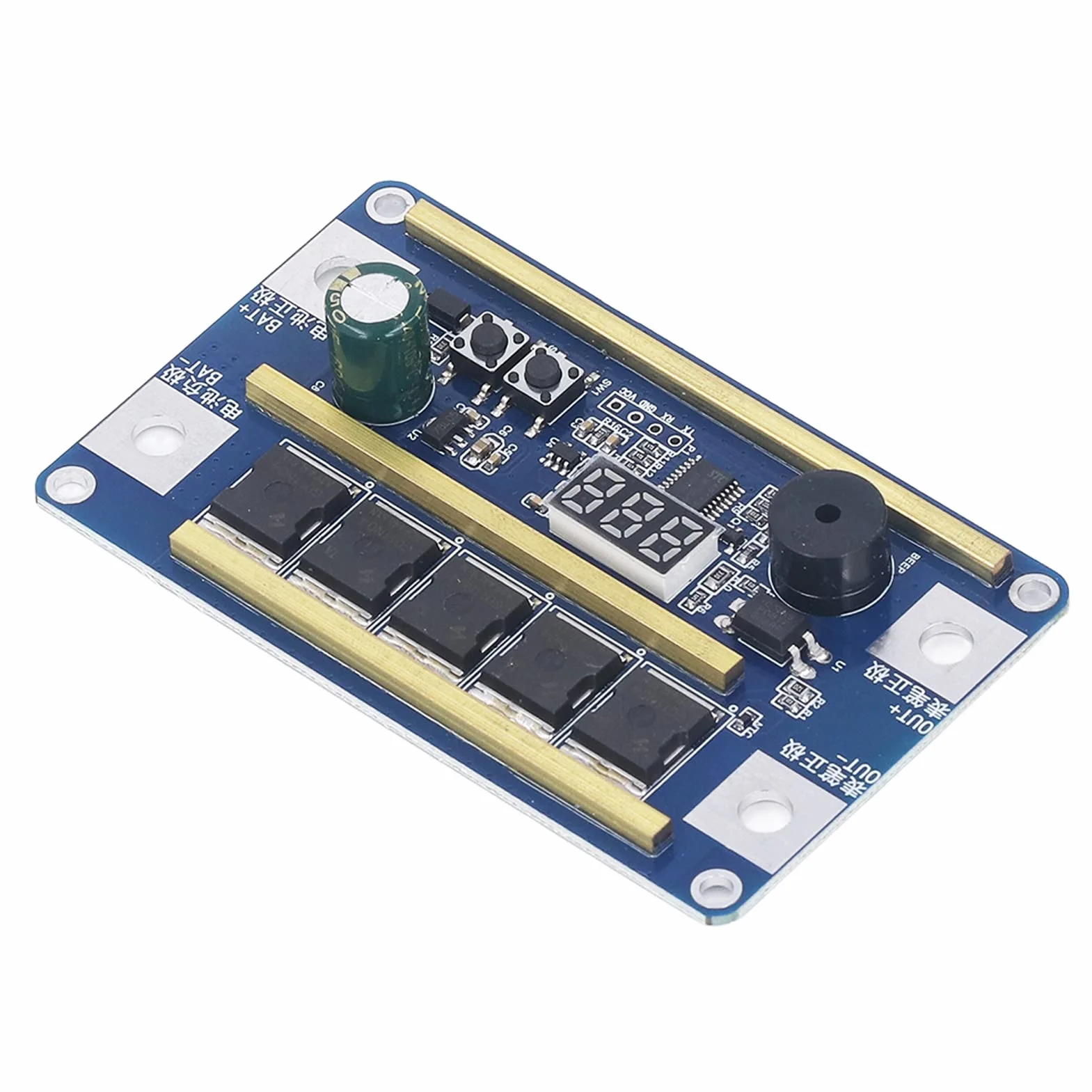 Z99 Zgrzewarka Punktowa Płytka Drukowana, 3-Cyfrowy Wyświetlacz Cyfrowy Mini DIY Zgrzewarka Punktowa Przechowywanie Baterii Zgrzewarka Punktowa Zestaw 12v Dc 32650