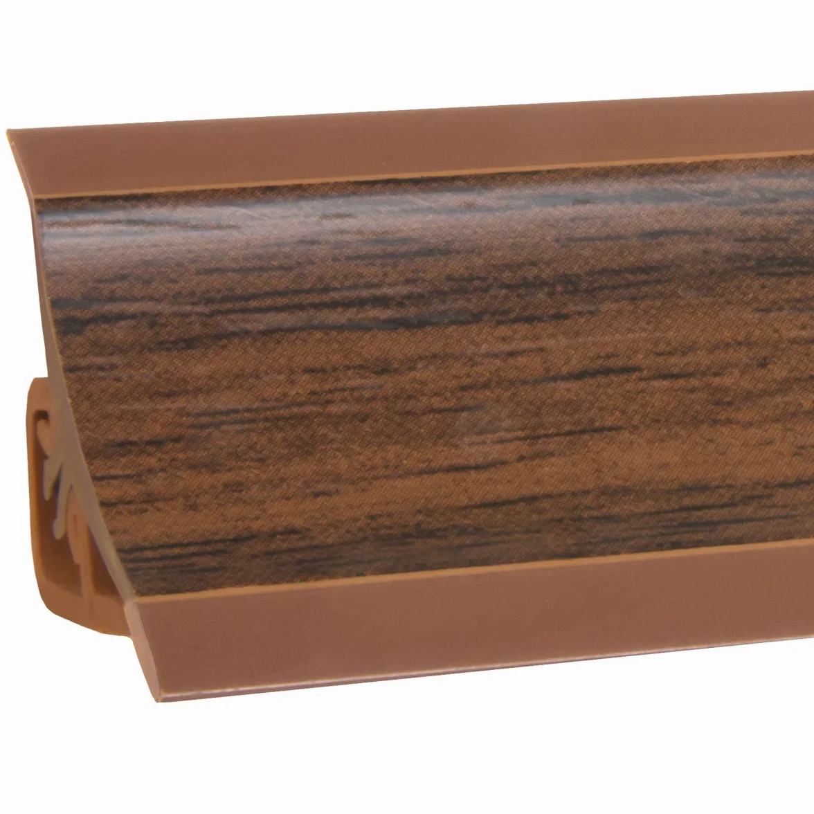 HOLZBRINK Łącznik do listwy przyblatowej do blatu kuchennego ciemny orzech PVC 23x23 mm