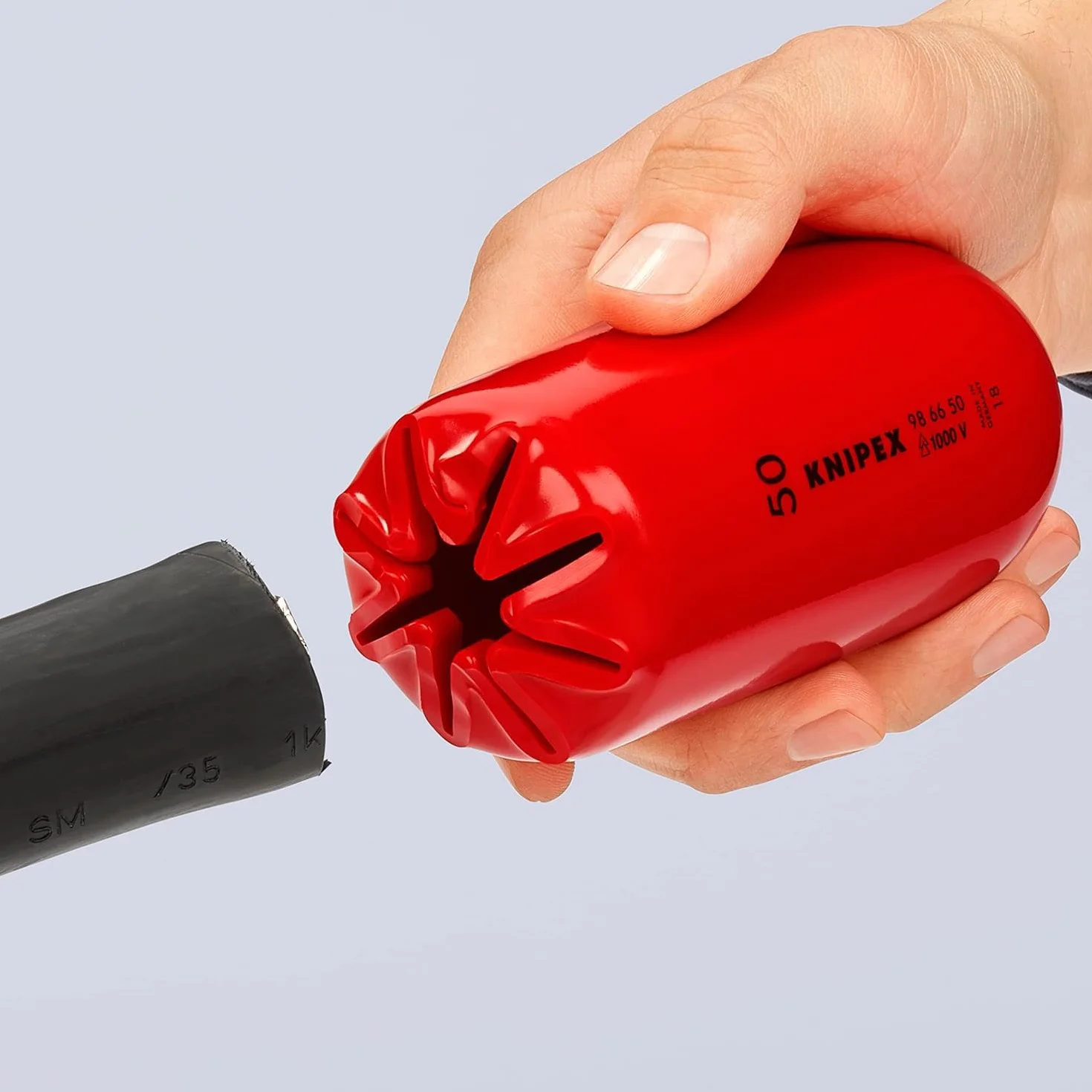 KNIPEX Kapturek ochronny, samozaciskowy 135 mm, 98 66 50