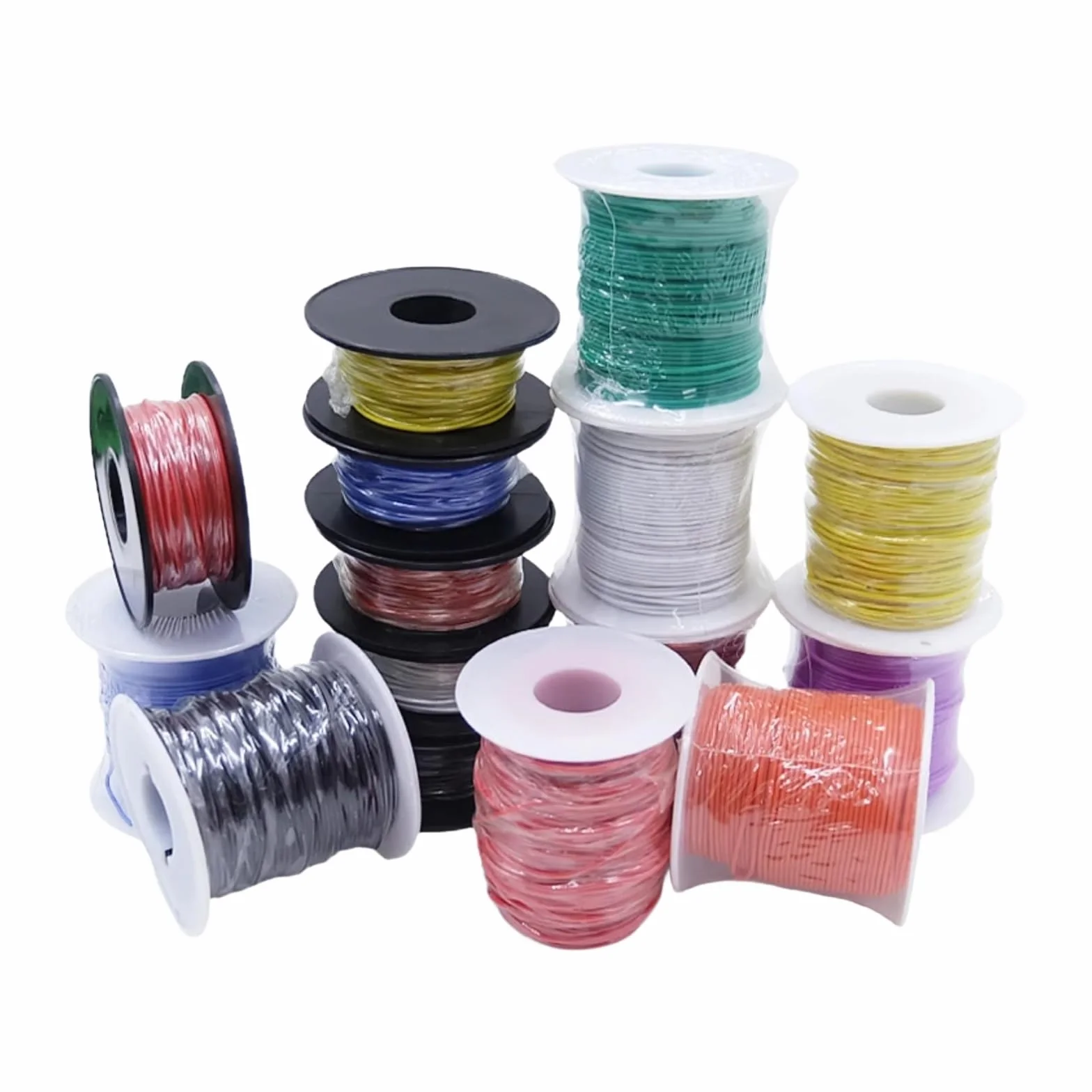 Ultra miękki kabel miedziany 1 rola elastyczny silikonowy 30/28/26/24/22/20AWGDIY kabel(PURPLE; 50M- (1 tom); 26AWG)
