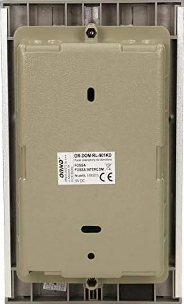 ORNO Fossa domofon 1 jednorodzinny do podtynkowego, 4-przewodowy, 230 V AC, podświetlenie tła (domofon)