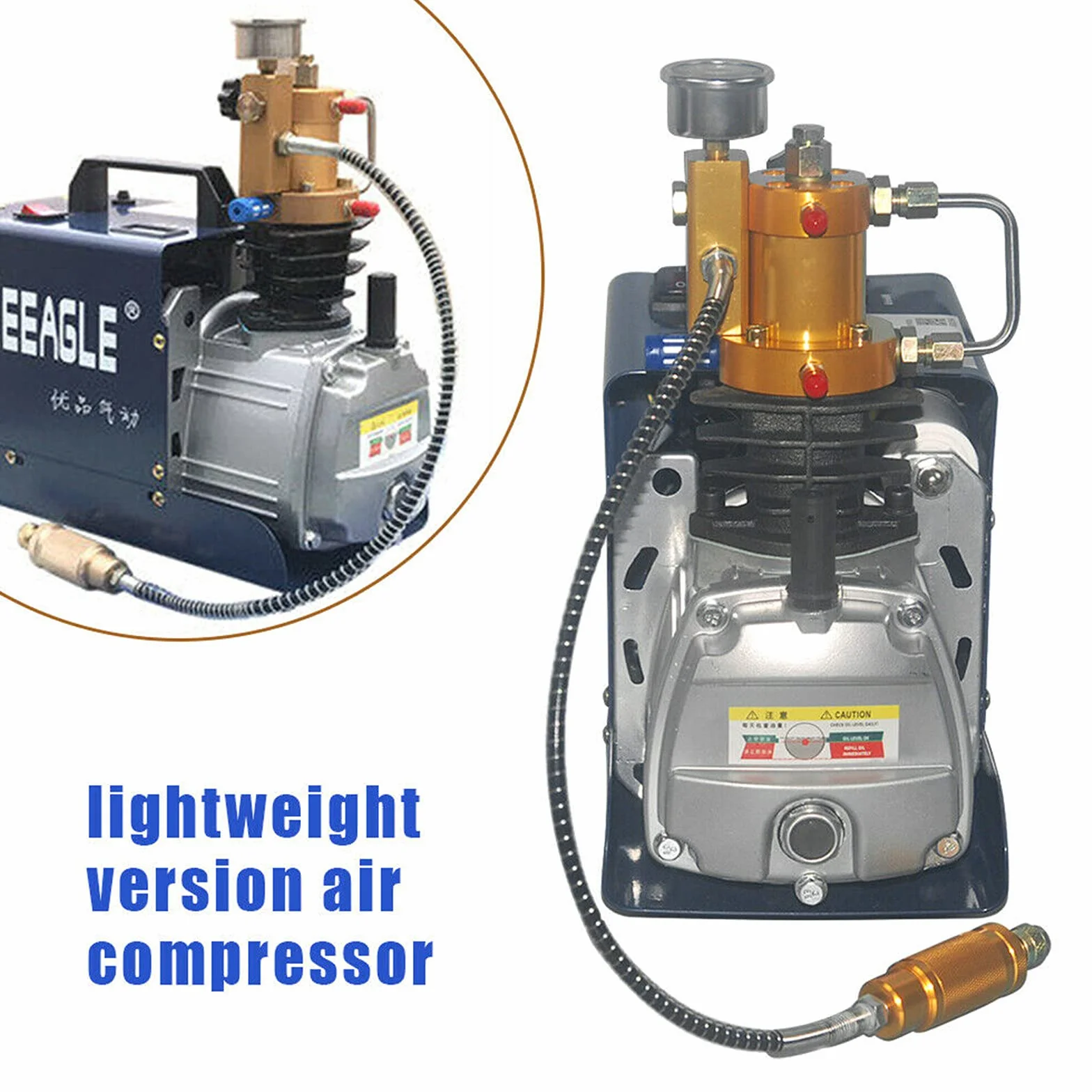Elektryczna pompa wysokociśnieniowa 4500 PSI, wysokociśnieniowa sprężarka, pompa kompresorowa, sprężarka stopera 300 bar, wysokociśnieniowa pompa powietrza Pcp, 2800 obr./min