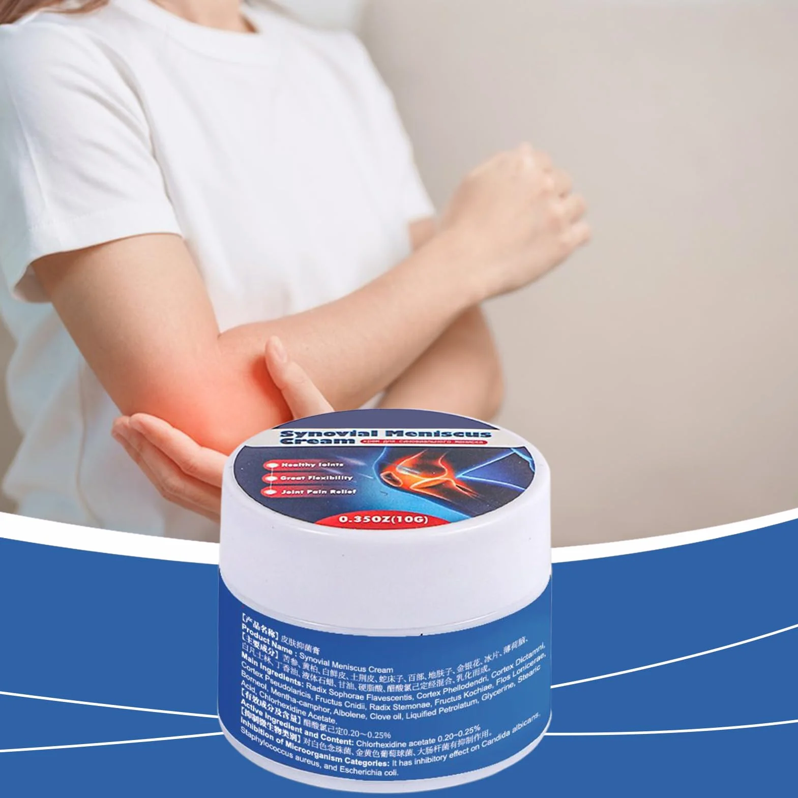 Body Joints Care Creme, krem pielęgnacyjny do stawów i mięśni, maść rozgrzewająca na kark, nadgarstki i kolana