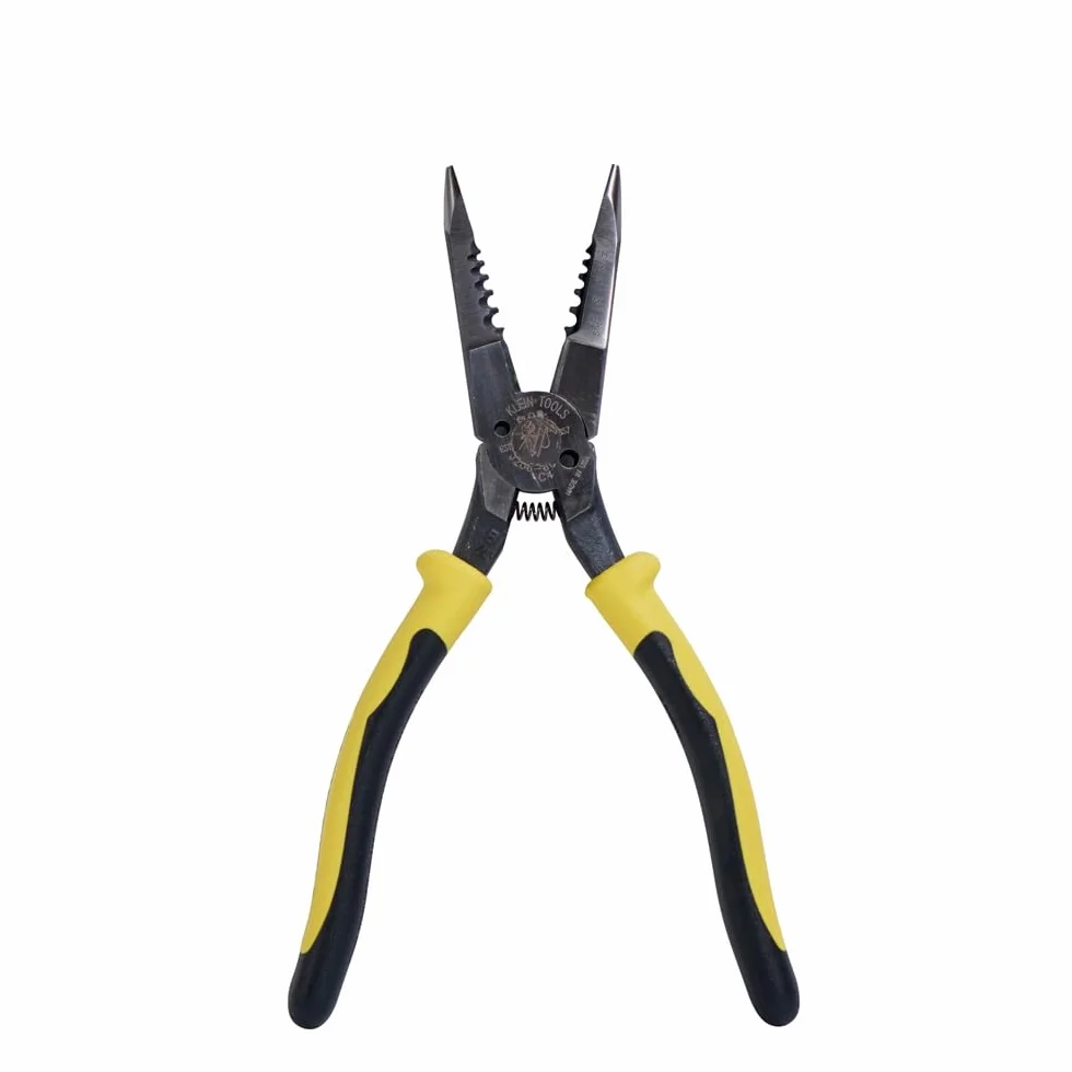 Klein Tools J206-8C Długie szczypce sprężynowe z uchwytami sprężynowymi z podwójnym materiałem