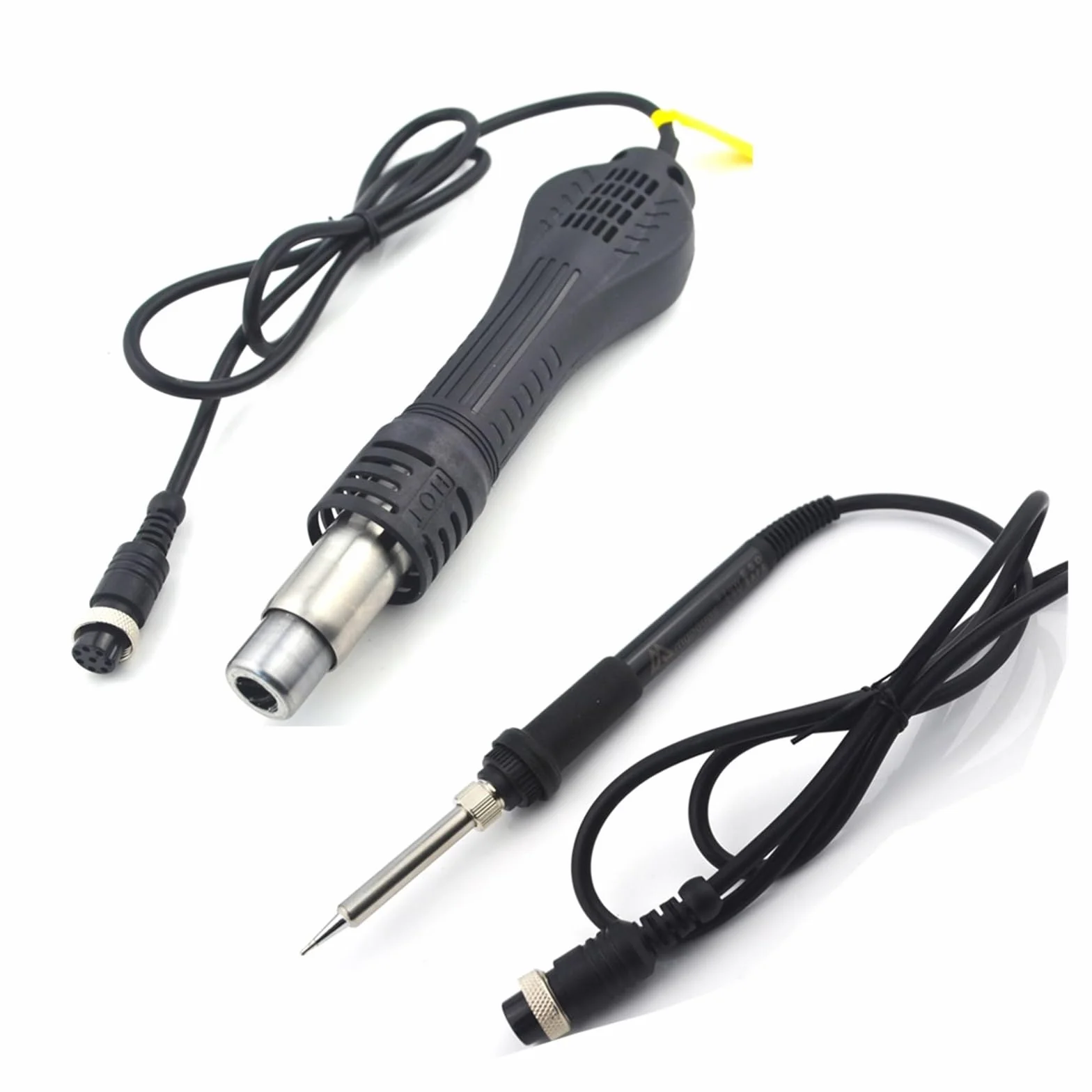 800 W 2 1 Cyfrowa Stacja Lutownicza ESD Hot Air Gun Spawanie Lutownicą Do Rozlutowywania SMD Wydajna Lutownica(8588D TOOL SET 2)