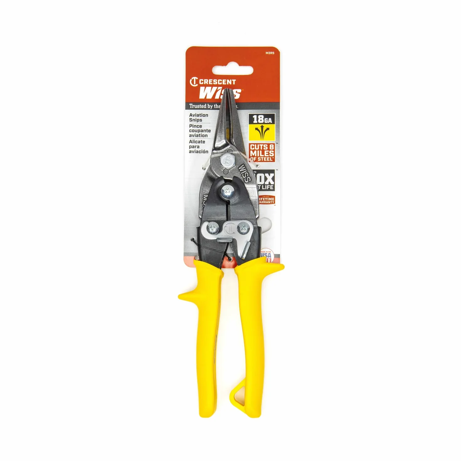 Crescent Wiss 9-3/4 cala MetalMaster nożyce o złożonym działaniu - proste, lewe i prawe cięcie - M3R