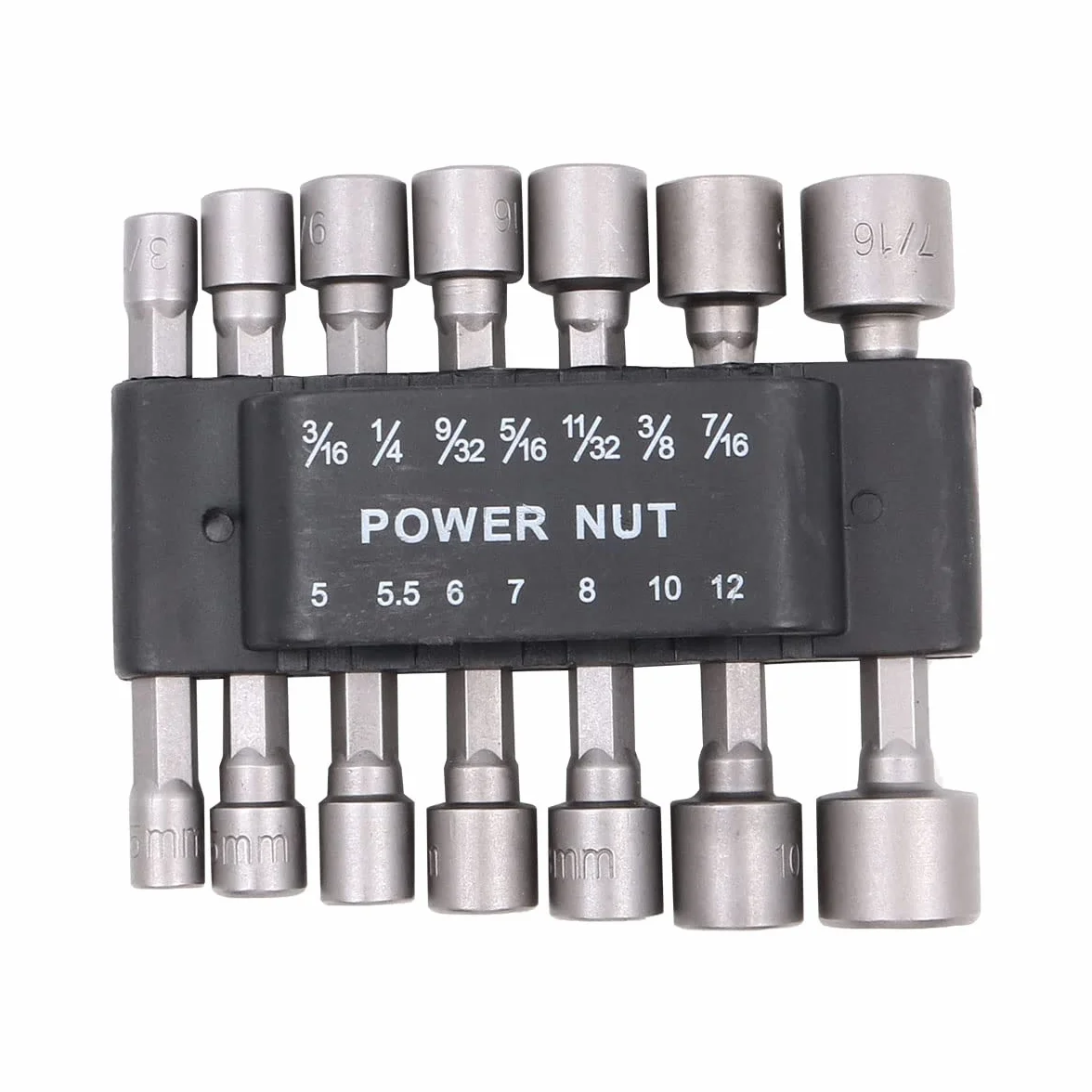 14-częściowy zestaw kluczy nasadowych Power 1/4 cala z łbem sześciokątnym Master do uchwytu szybkiej wymiany, elektrycznej wiertarki ręcznej, śrubokrętów