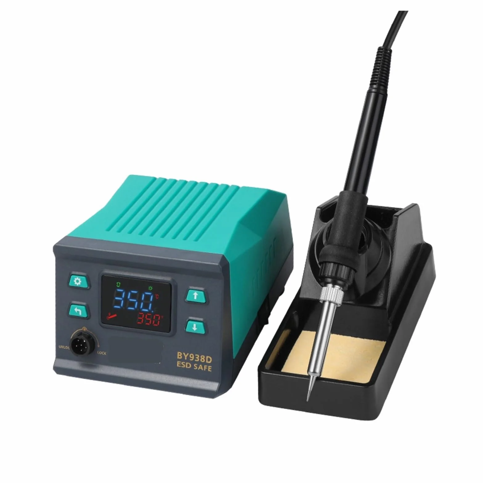 Stacja lutownicza, Wielofunkcyjna lutownica 75W z wbudowanym multimetrem 100-520C, 1 opakowanie