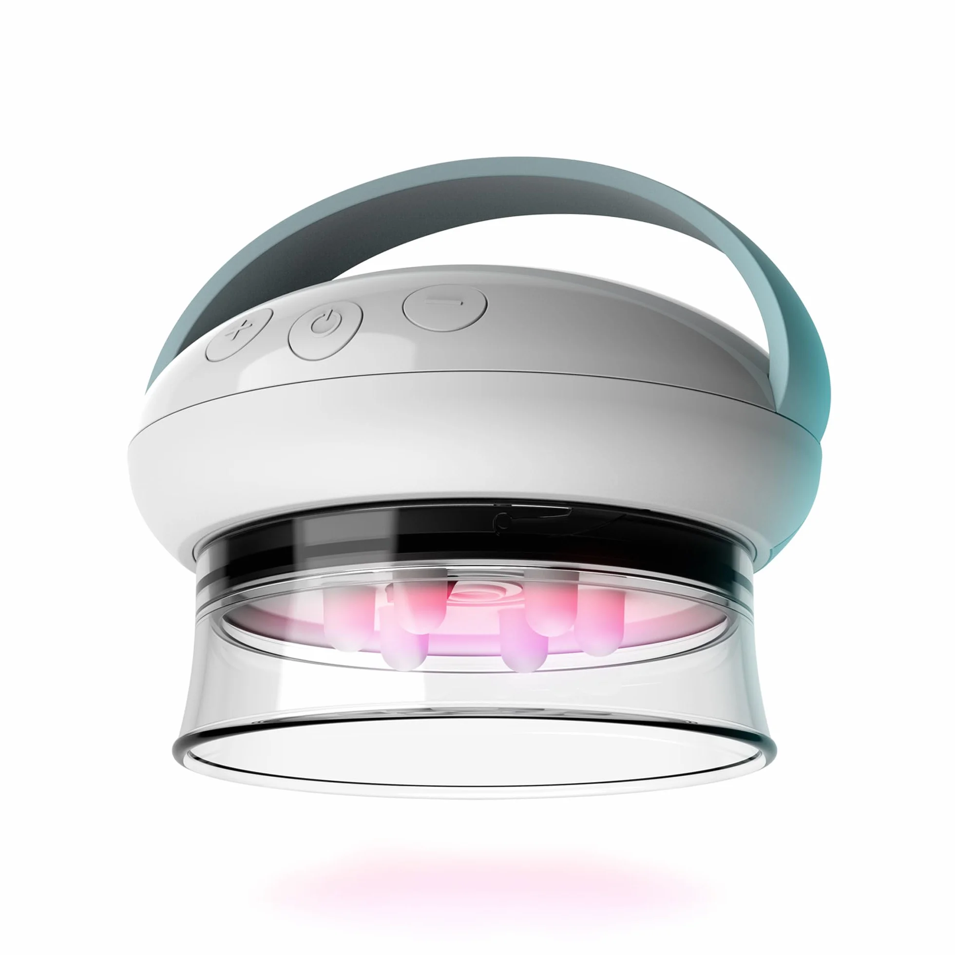 HoMedics CELL-600-EU Antycellulitowy masażer do napinania skóry, 3 szklanki, podgrzewanie na podczerwień, zimno, Biały