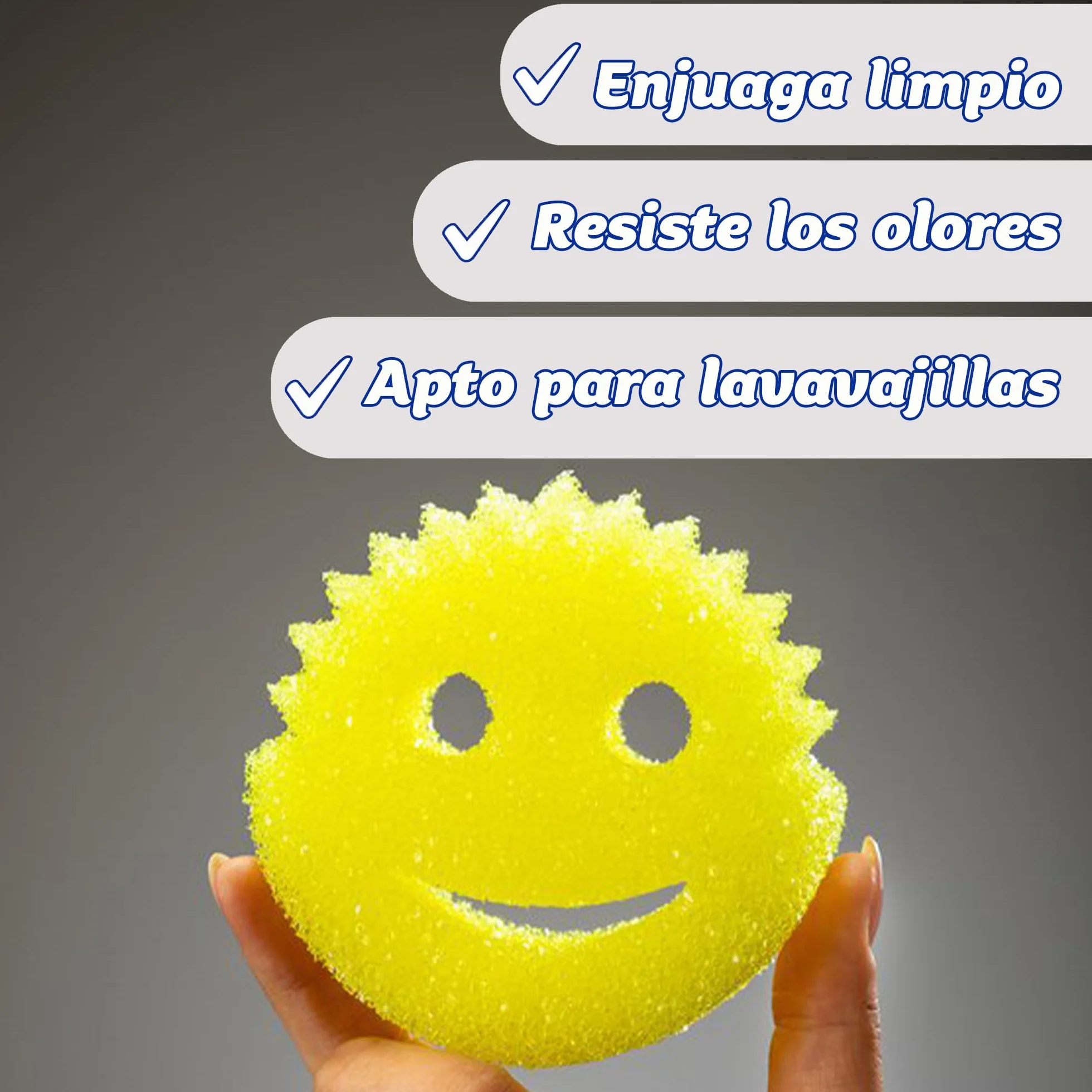 Scrub Daddy Flextexture Gąbka, Żółty, 8 szt.