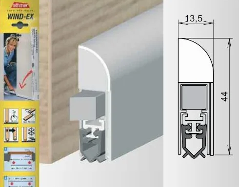 Athmer Uszczelka do drzwi Wind-EX 985 mm, biała, możliwość skrócenia