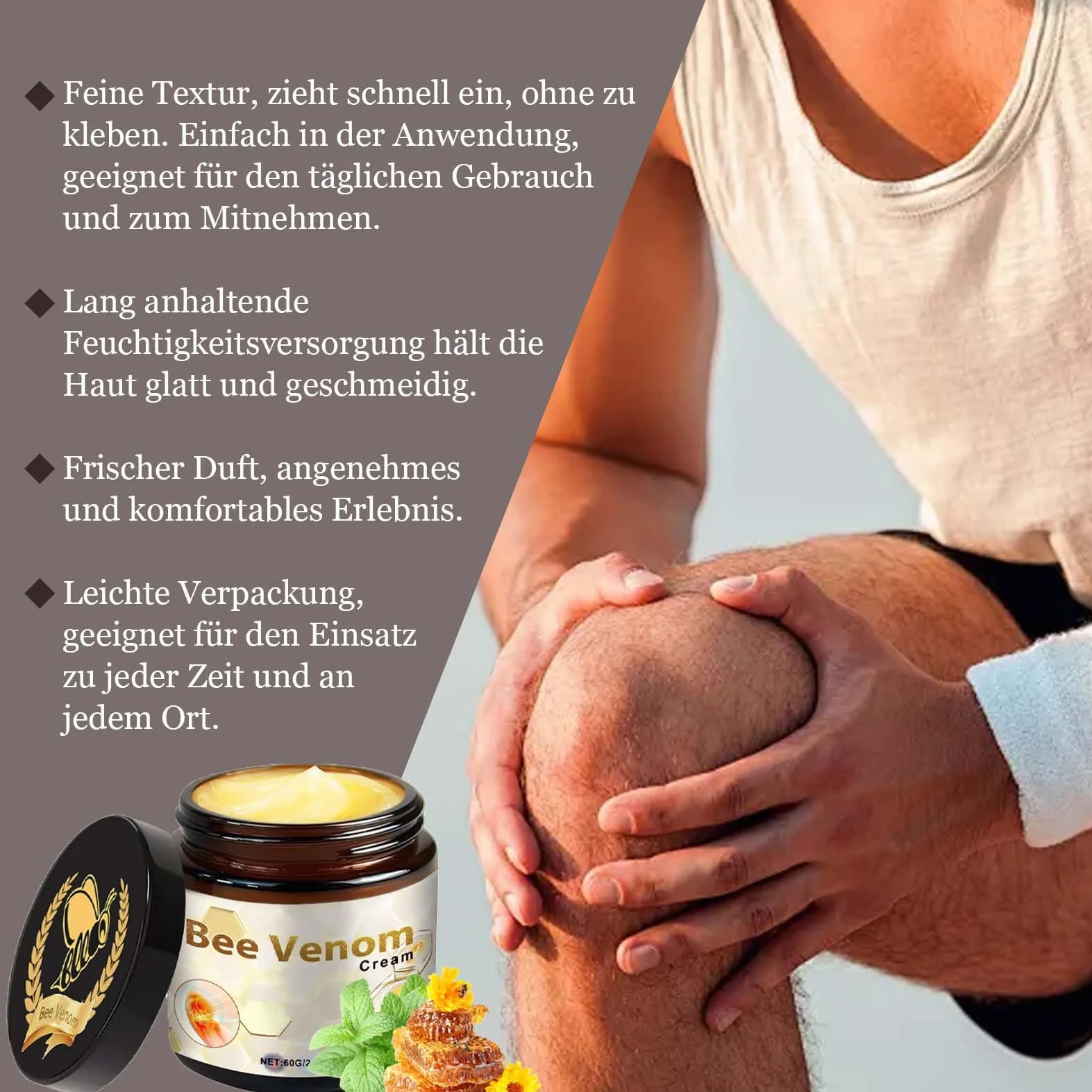 Bee Venom Joint Cream krem z jadem pszczelim do stawów 2 sztuki