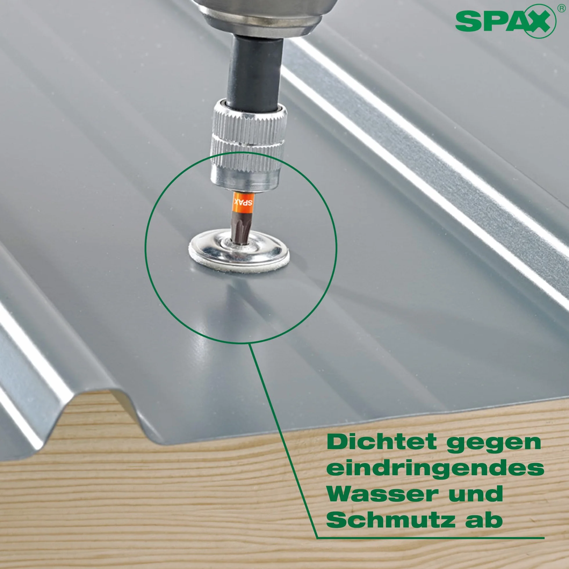 458700045556 wkręt do dyspensera, 4,5 x 55 mm, 70 sztuk, pełny gwint, łeb stożkowy soczewki, T-STAR plus T20, 4CUT, stal nierdzewna A2, podkładka uszczelniająca 15 mm