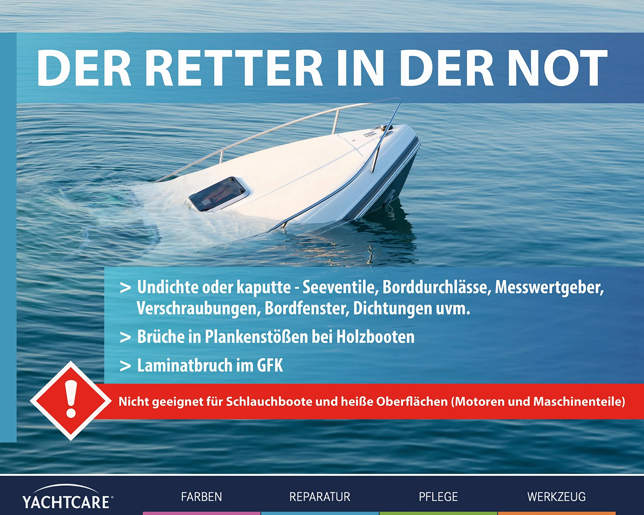Yachtcare Leak Hero 625ML – uszczelnienie wycieku w sytuacjach awaryjnych zawsze na pokładzie