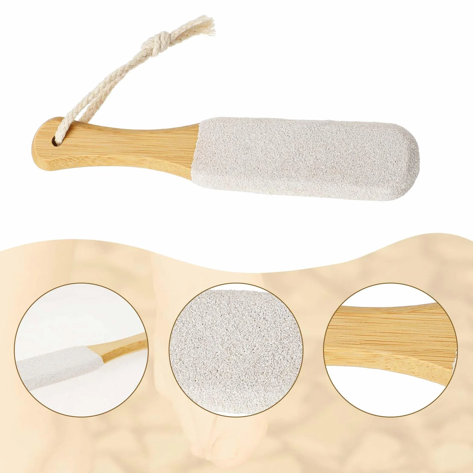 Pedicure tool stopa Pumeks do skrobaka usywa zrogowaciałych, zgrzyt, popękane pięty, martwy naskórek, kukurydza, twarda skóra
