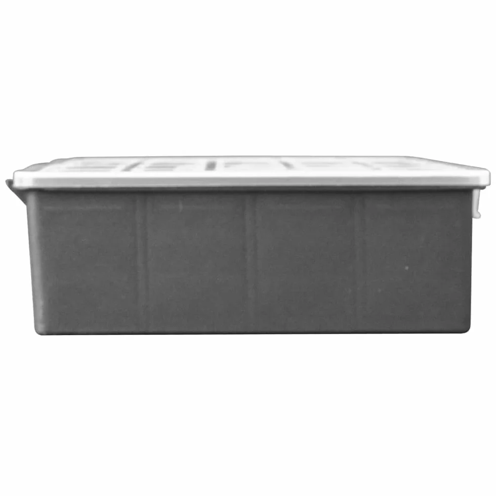 Walizka asortymentowa, 2 szt. ze zdejmowanymi ściankami działowymi 360 x 250 x 85 mm, PP, możliwość układania w stos, zamykana, skrzynka na narzędzia do warsztatu, garażu, gospodarstwa domowego
