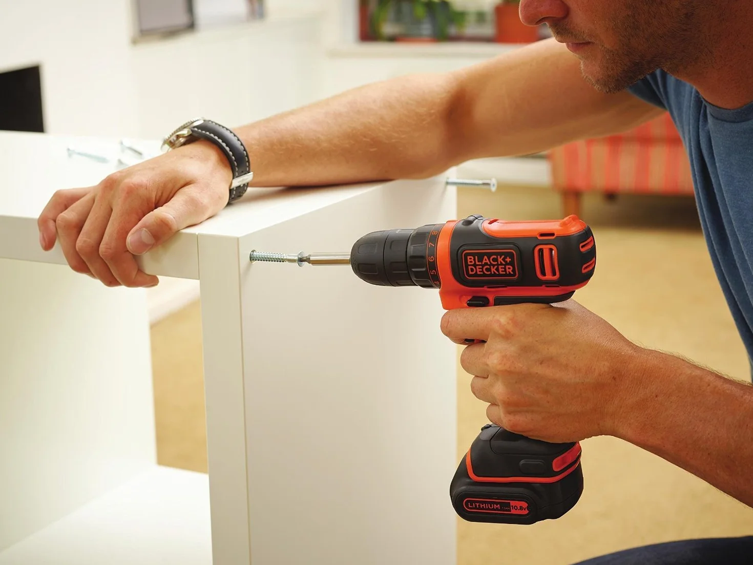Black & Decker Wiertarko-Wkrętarka Akumulatorowa 10.8 V 1.5 Ah BDCDD12