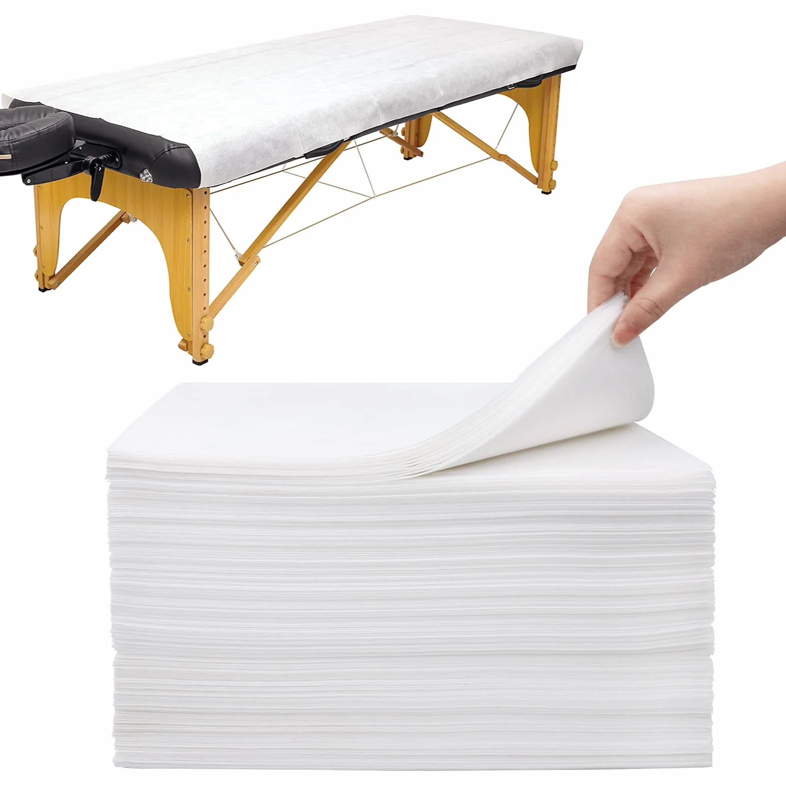 80 sztuk jednorazowych prześcieradeł do masażu 80 x 180 cm