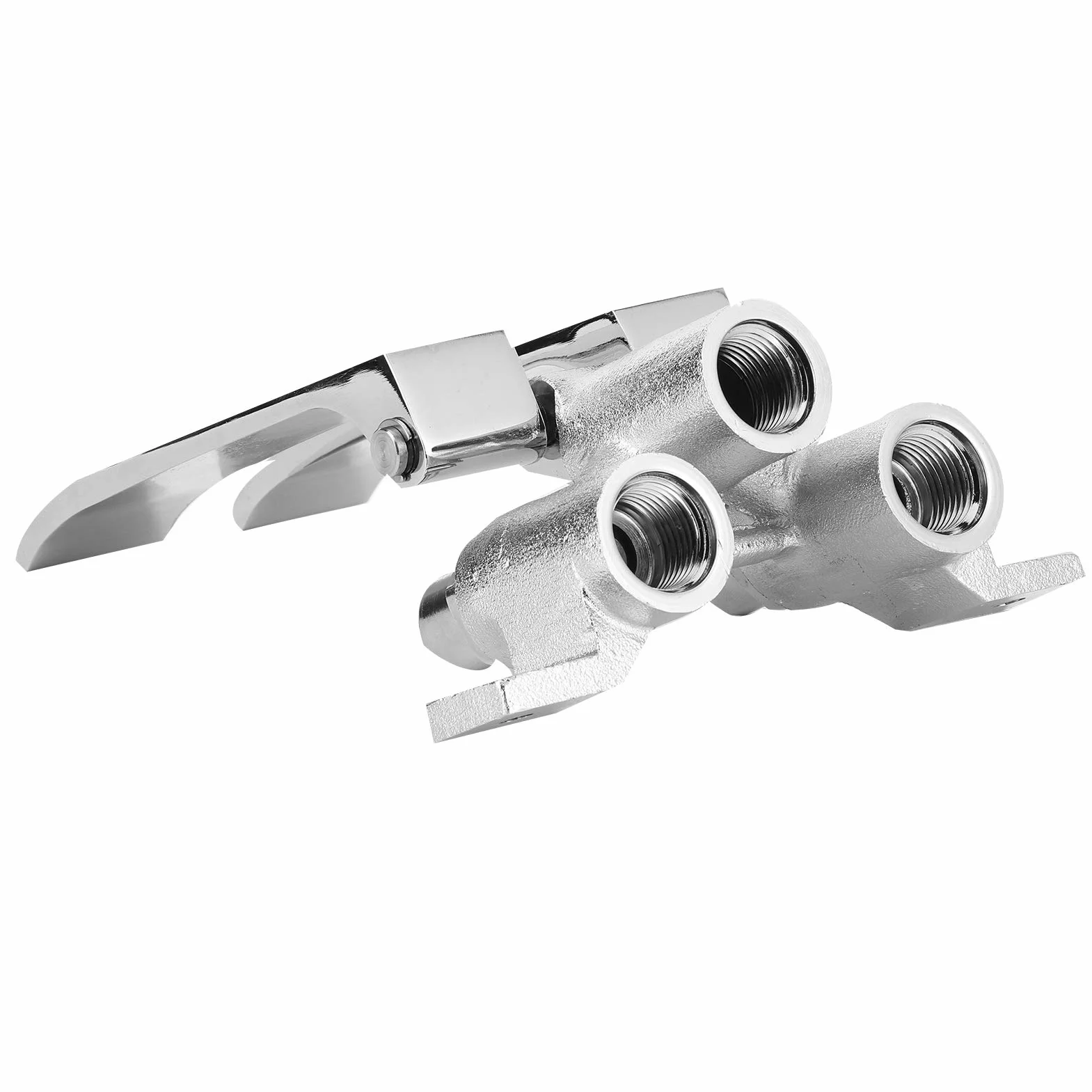 Easy Install Stop Valve, G1/2 gwintowany zawór zamienny do kranu w kuchniach, łazienkach, barach i hotelach (Podwójny zawór kolanowy)