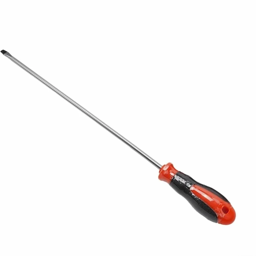 12-calowy, bardzo długi wkrętak magnetyczny z gumową rączką – zestaw narzędzi ręcznych(2pcs set)