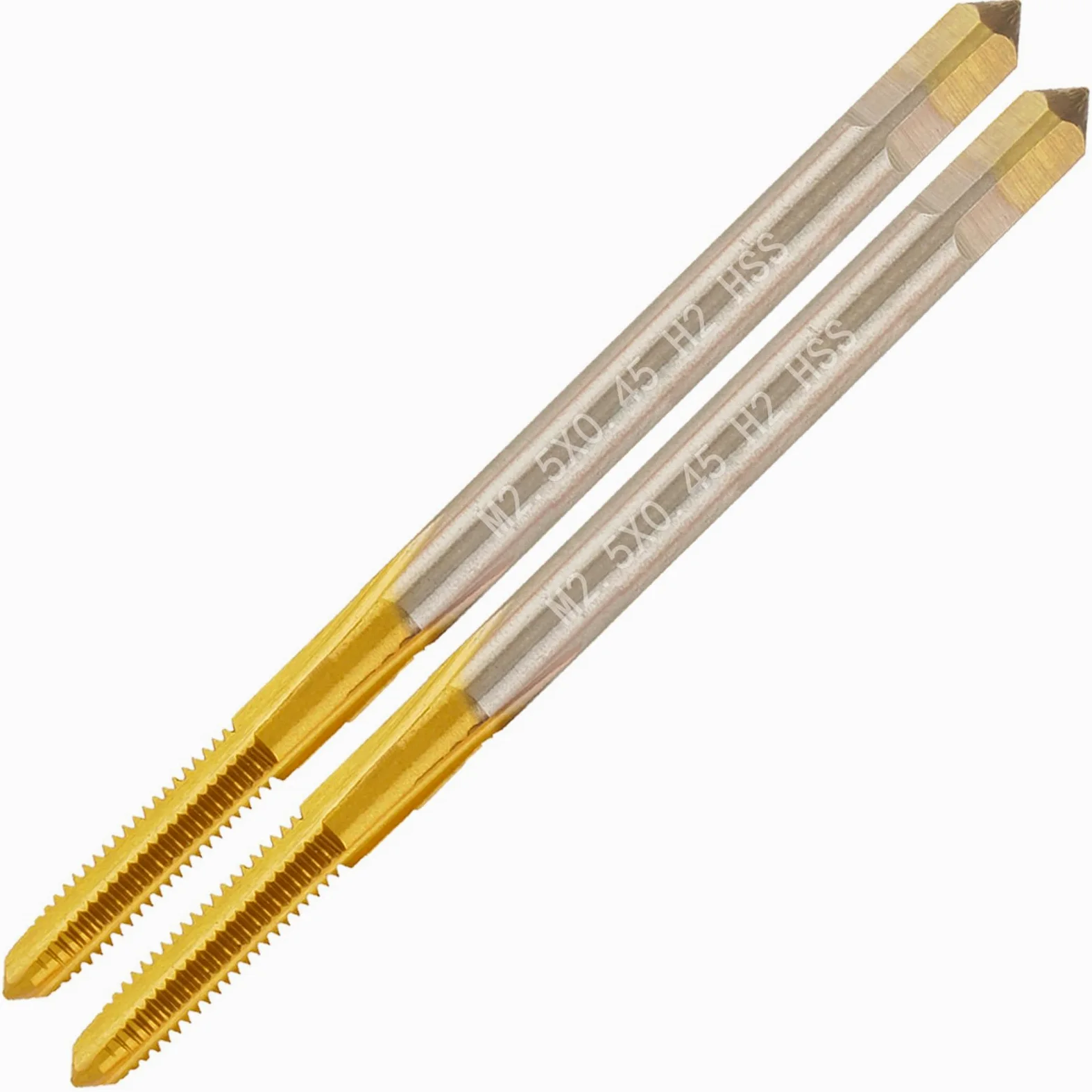 2 x armatura gwintowana M2.5X0.45 Ti, gwint M2 HSS M2.5 x 0,45, gwint prawy