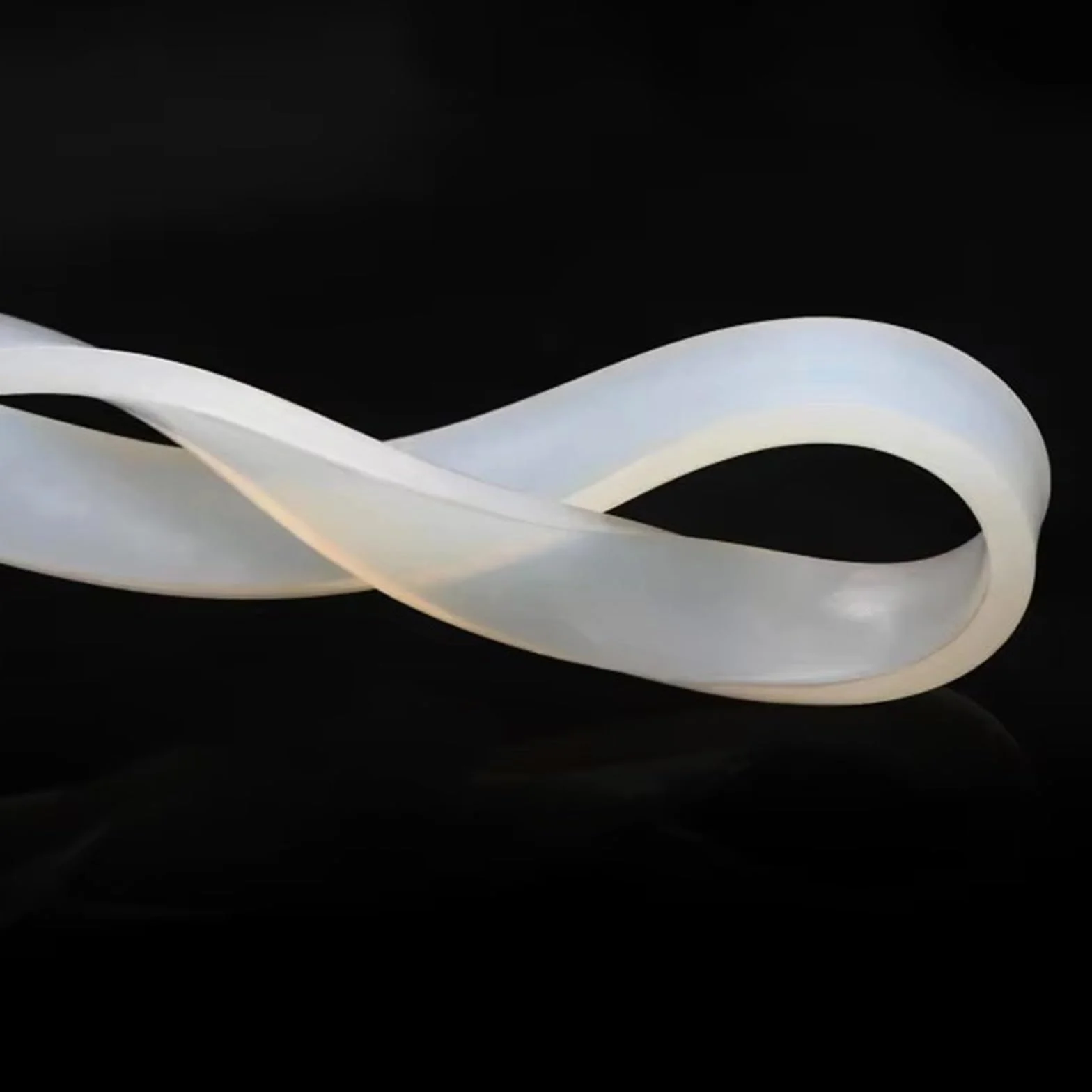 Solidna uszczelka z gumy silikonowej odporna na wysokie temperatury 1M, 5 mm x 5 mm / 10 mm / 15 mm / 20 mm / 30 mm (15 x 30 mm)