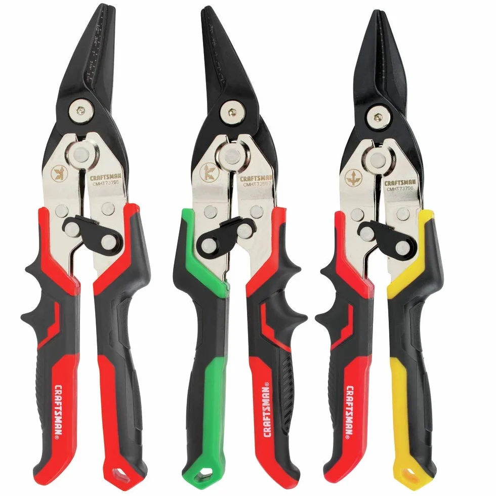 CRAFTSMAN Aviation Snips, 3-częściowy zestaw (CMHT73558)