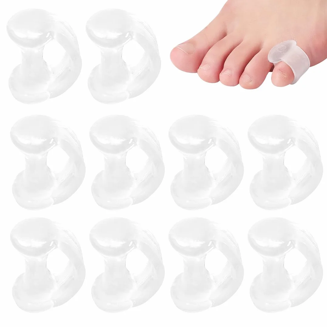 Żelowe separatory palców korektory paluchów przezroczyste duże