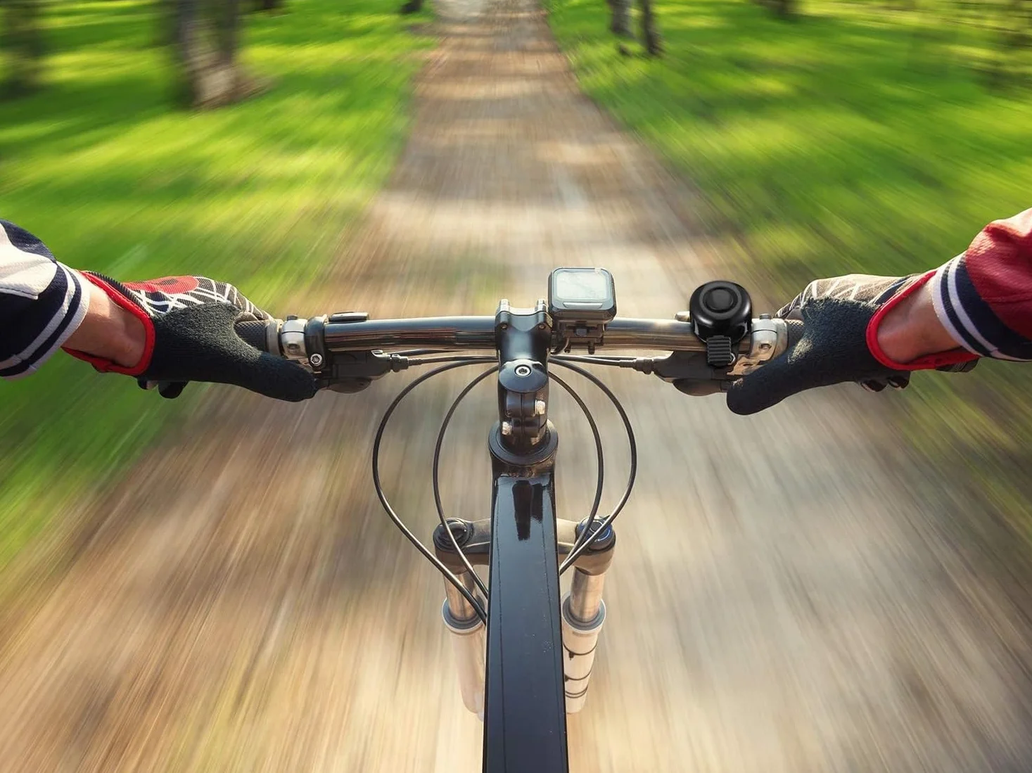 Dzwonek rowerowy MartOm Metalowy, Mechaniczny, Głośny URBAN, Mini dzwonek rowerowy Dzwonek rowerowy Mountainbike Głośny, Wytrzymały MTB Dzwonek rowerowy dla dzieci i dorosłych - Czarny