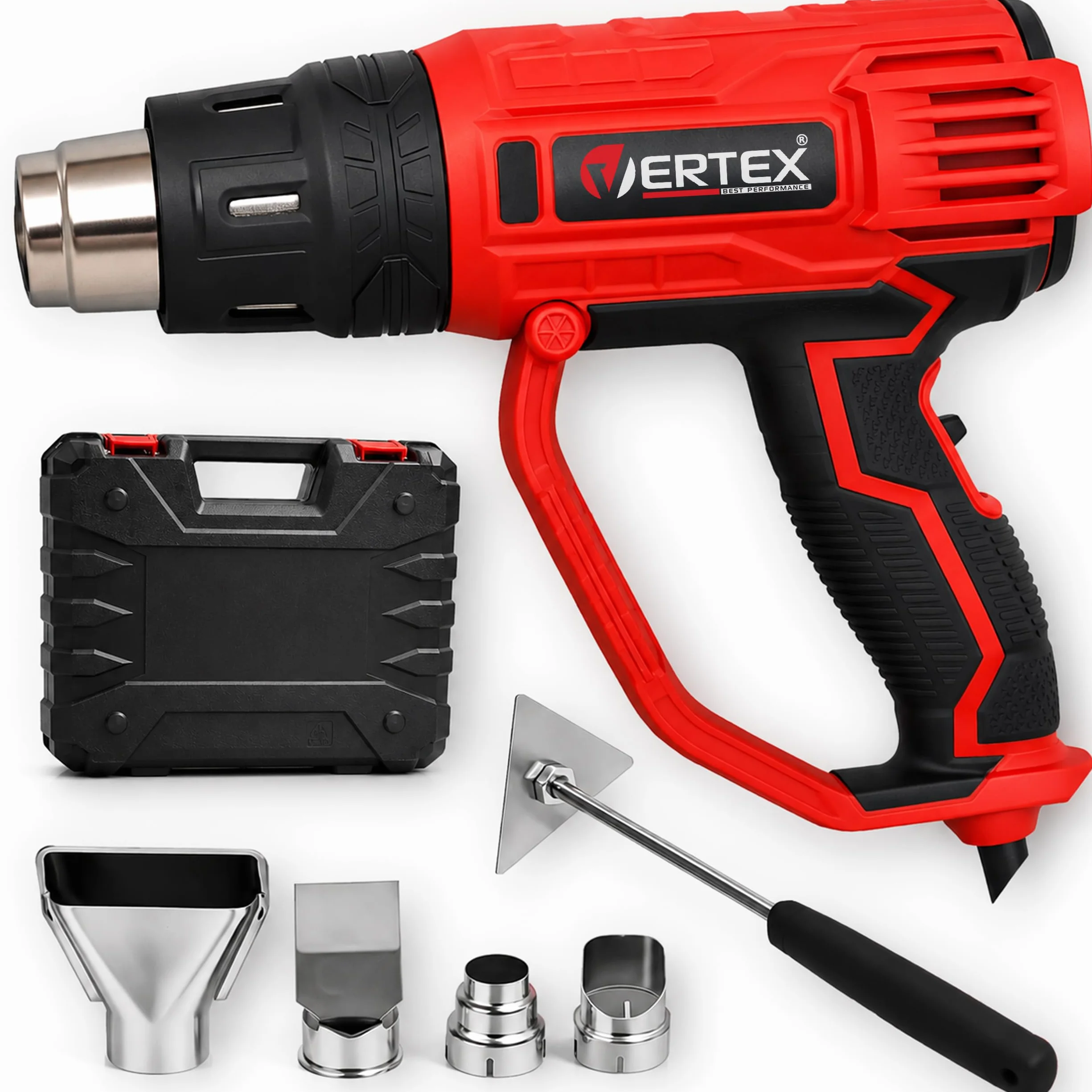 Vertex Opalarka 2000W 450-600°C Zestaw z Dyszami i Skrobakiem